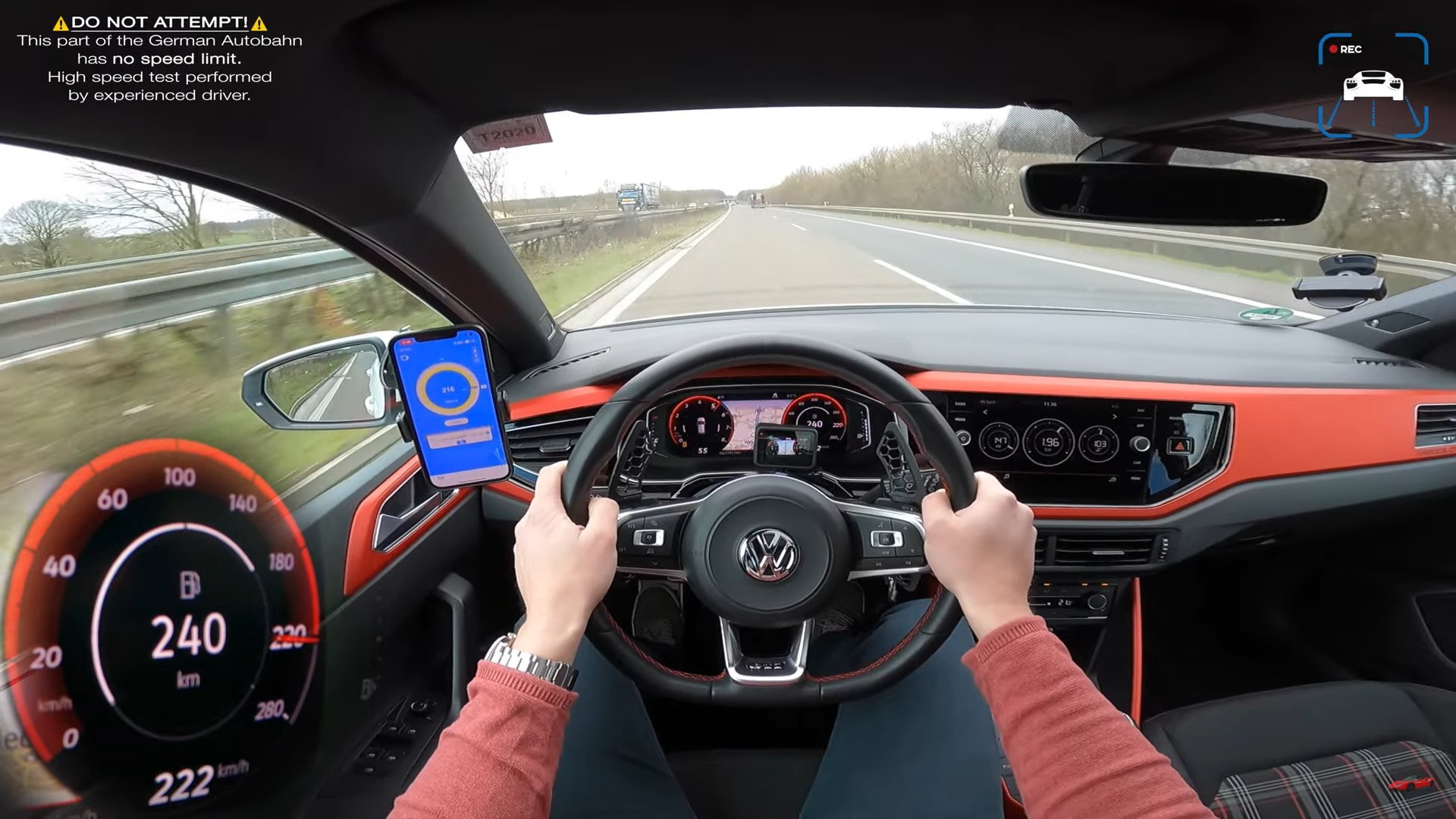 pil Vernauwd spiegel 2021 VW Polo GTI Hits 149 MPH After Bumpy Autobahn Ride, Has Very Cool  Paddles - autoevolution