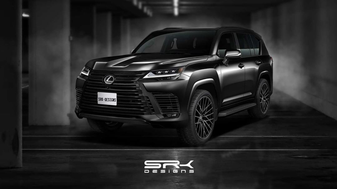 2022 Lexus LX “Black Edition” Shows It's Time for the Virtual Murdered-Out  Look - autoevolution