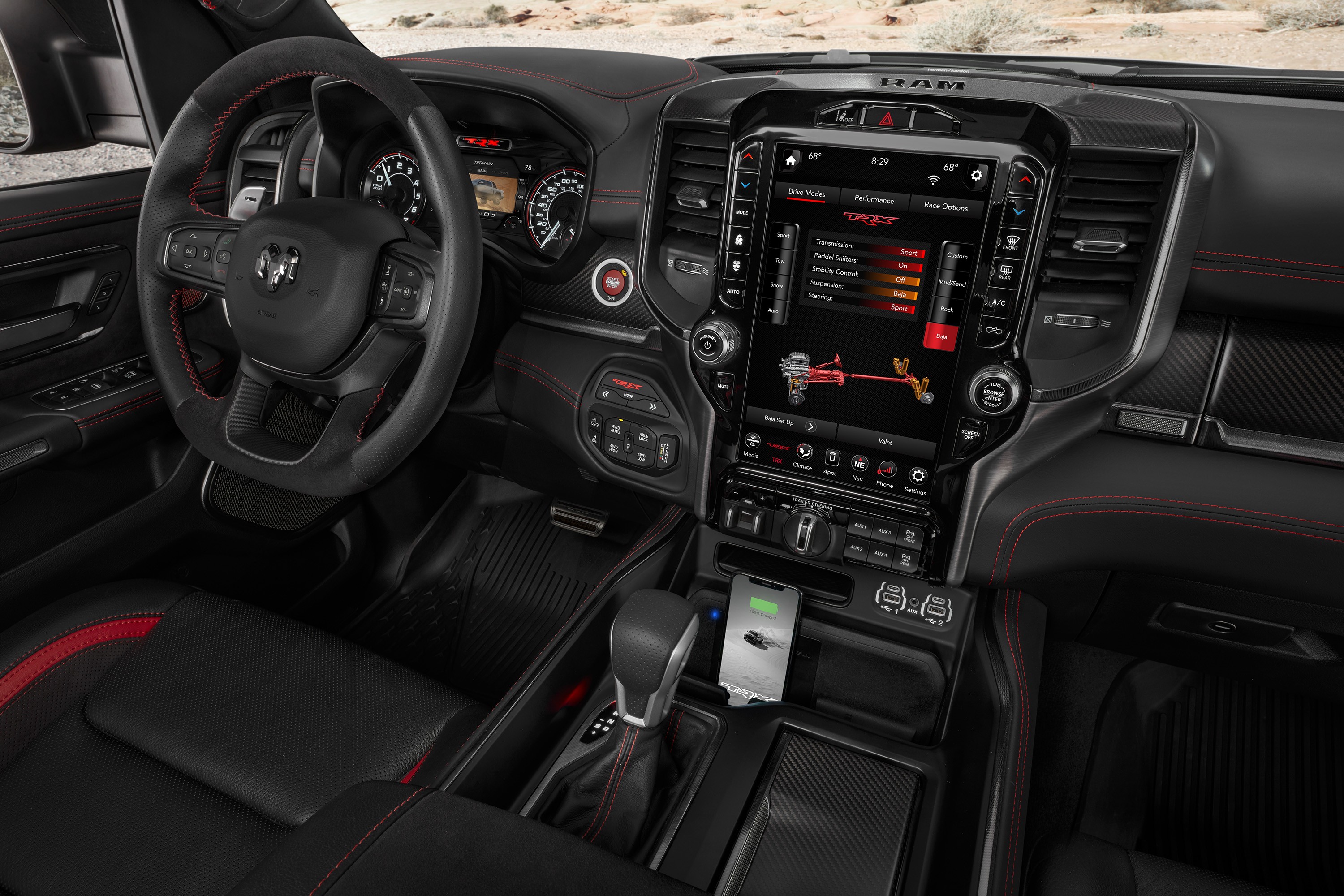 2022 Ram 1500 G/T Package Expected With TRXStyle Console Shifter autoevolution