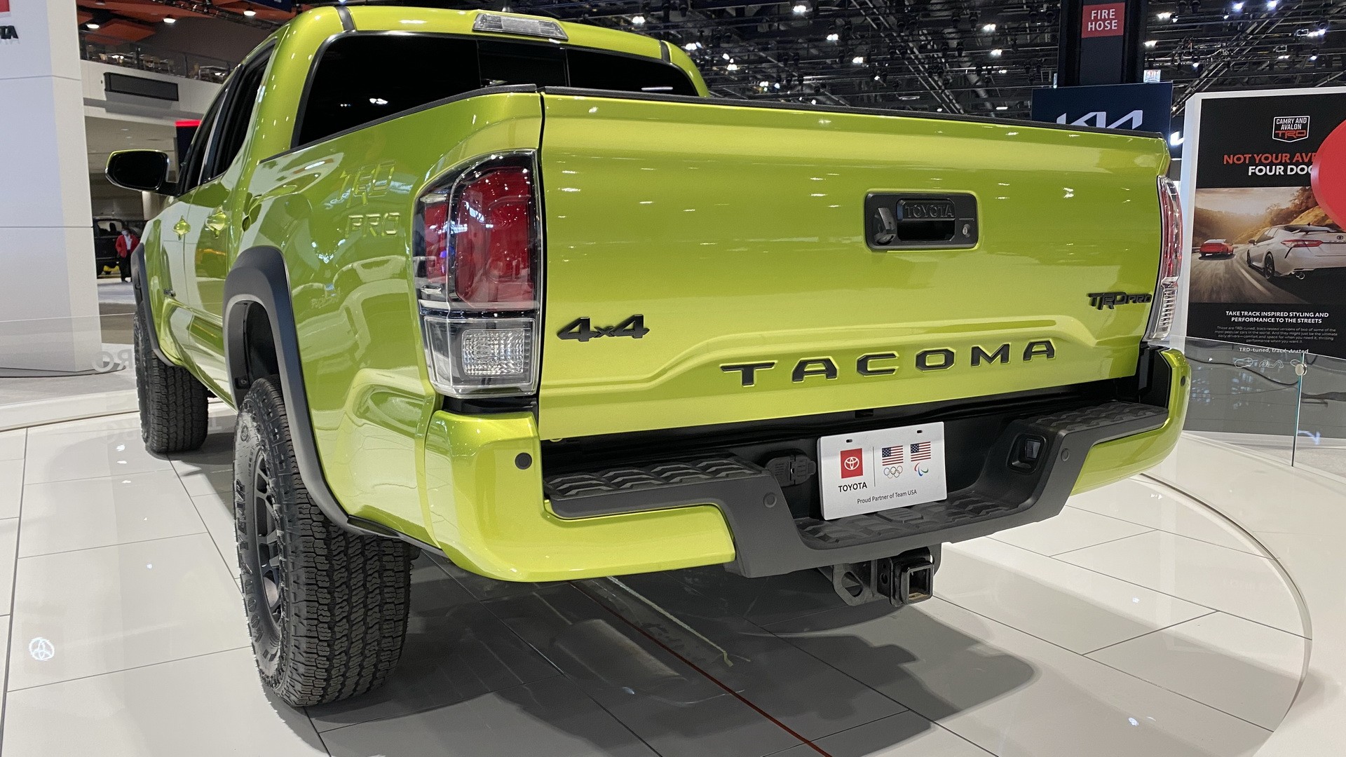 2022 Toyota TRD Pro Arrives in Chicago With Electric Lime Green