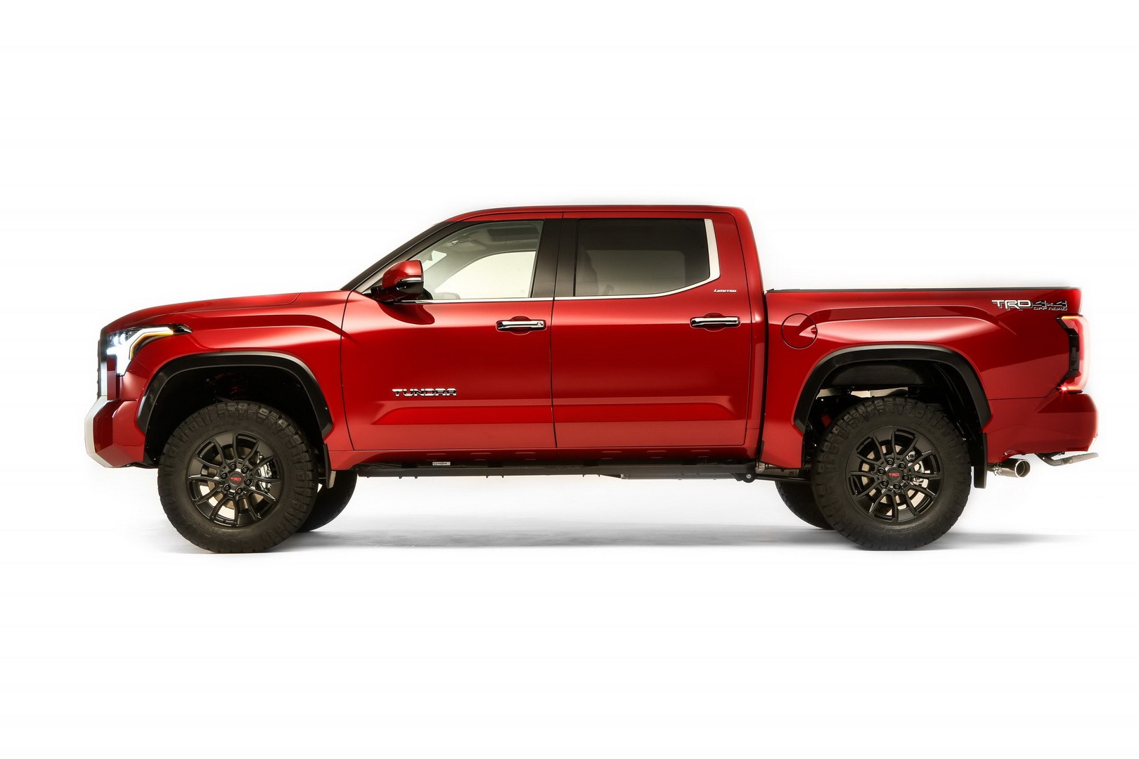 2022 Toyota Tundra Arrives At Sema Wearing Supersonic Red And Several