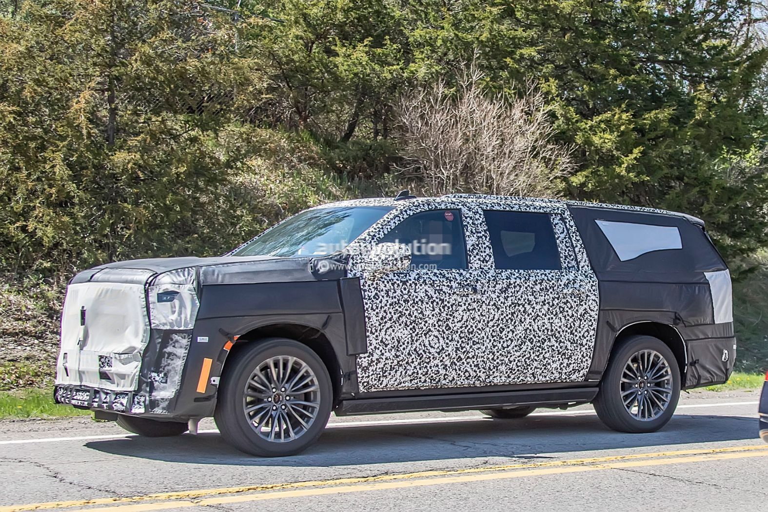 2023 Cadillac EscaladeV Blackwing Spy Video Confirms LT4 Supercharged