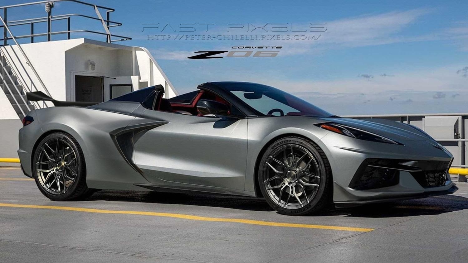2023 Chevy Corvette Z06 Virtually Dresses Up in Hypersonic Gray to Ease