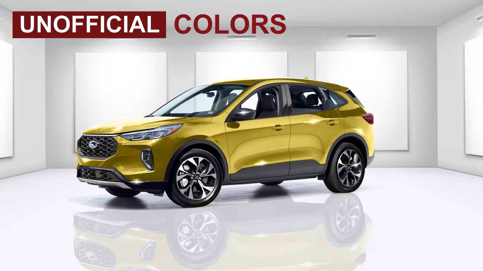 2023 Ford Escape (Kuga) Gets an Unofficial Interior and Color Palette