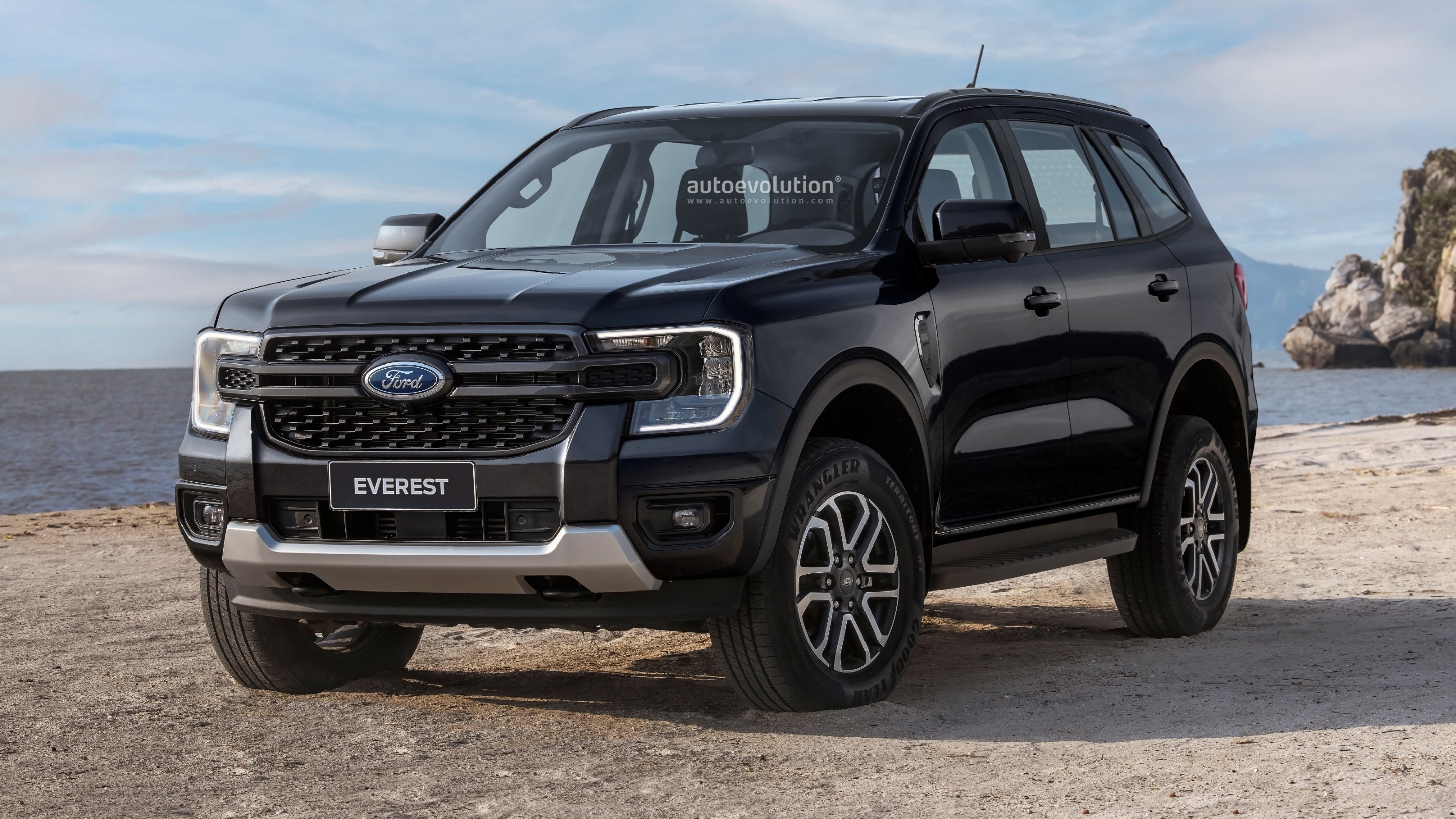 2023 Ford Everest SUV Rendered, Looks Like a Ranger With a Bed Cap