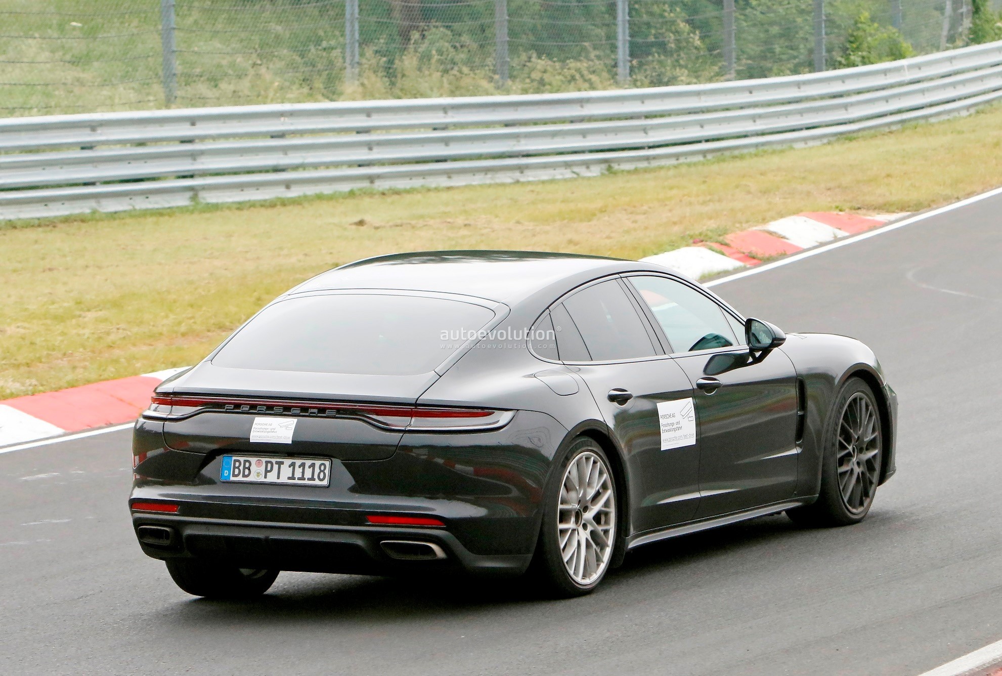 2023 Porsche Panamera Facelift Spied Flaunting Large Side Intakes 13 