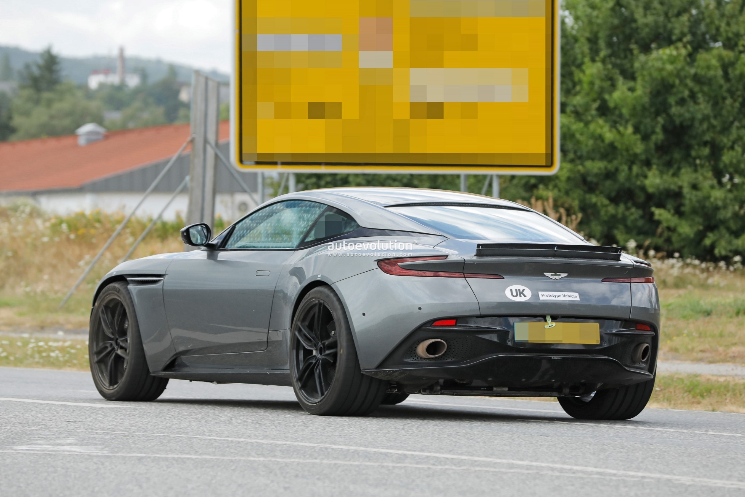 2024 Aston Martin DB11 Facelift Spied Testing, Touchscreen Infotainment