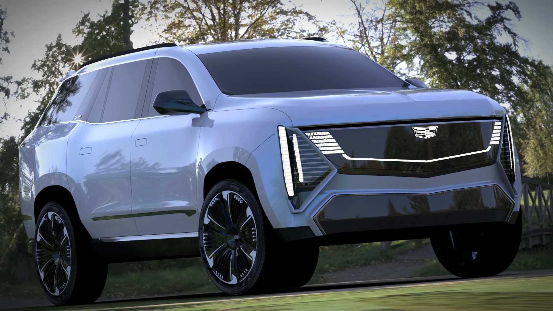 2024 Cadillac Escalade IQ Imagined With New Design Language and Dark or