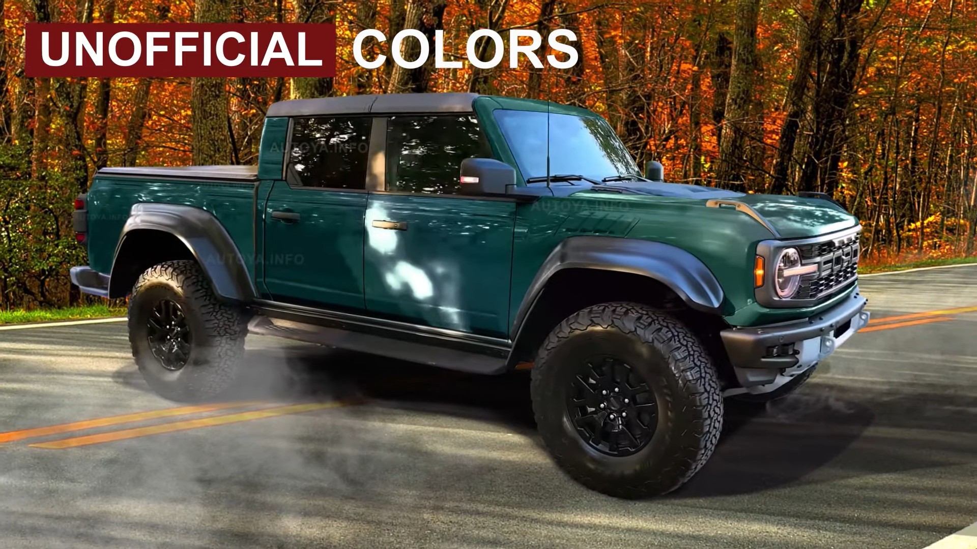 2024 Ford Bronco Raptor CGI Pickup Truck Seems Ready for a Jeep