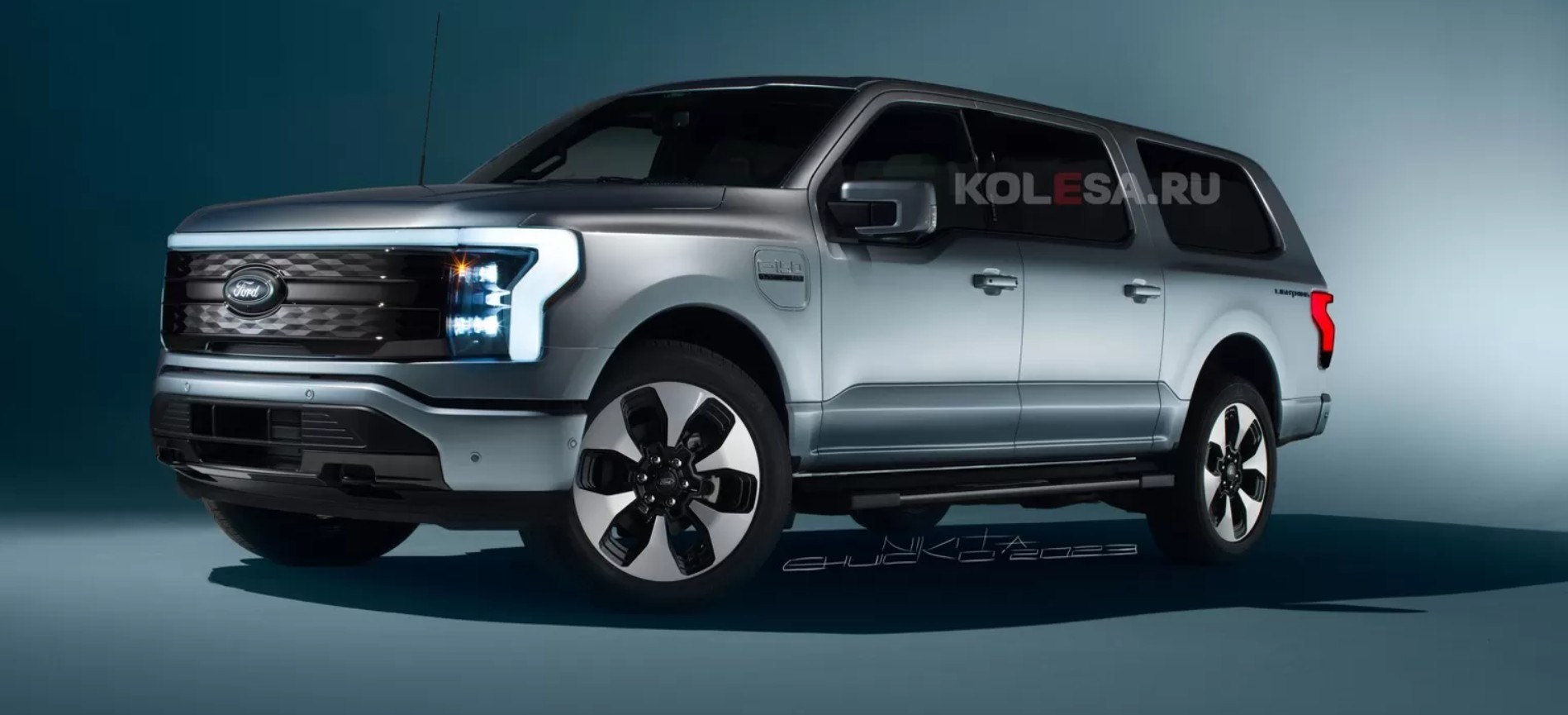 2024 Ford Excursion Lightning Pits Hefty CGI Revival Against Hummer SUV
