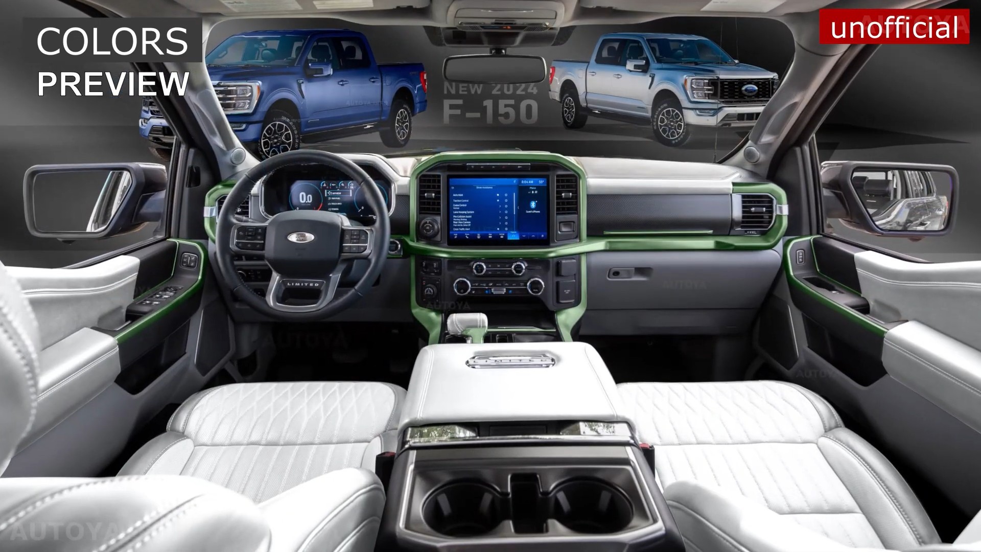 2024 Ford F150 Truck Refresh Gets Imagined With All Possible Interior