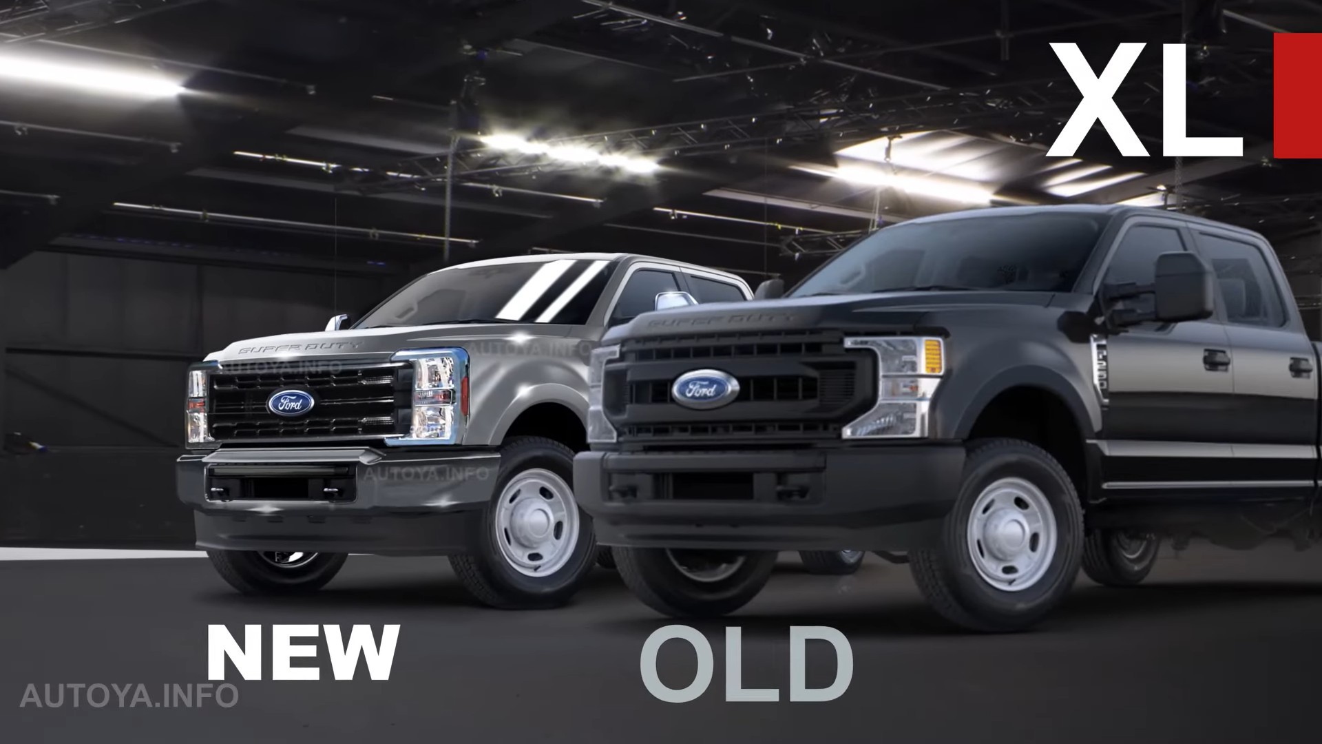 2024 Ford F250 Super Duty Unofficially Revealed With Trim, Old vs. New