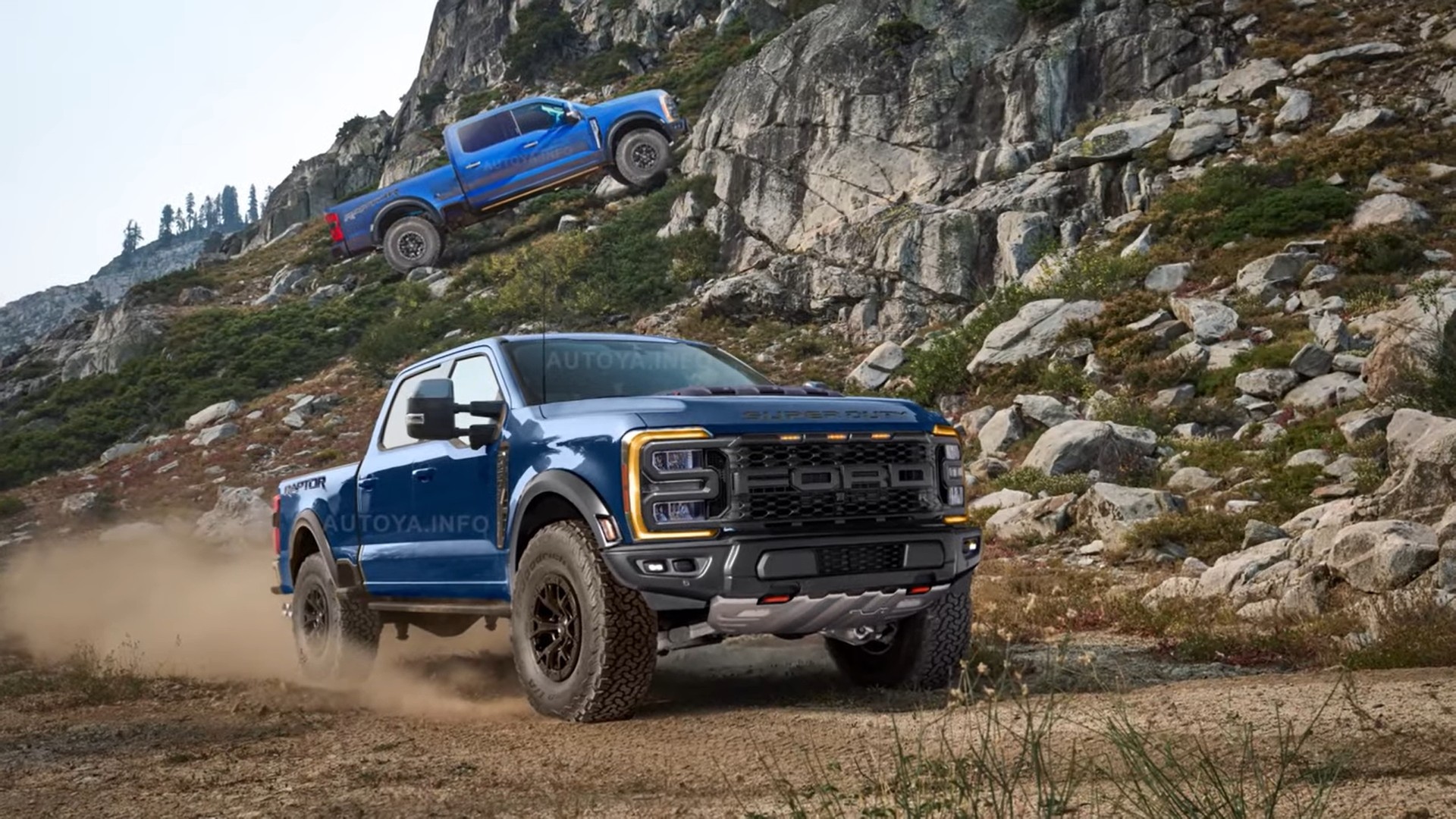 2024-ford-super-duty-raptor-r-digitally-towers-above-the-heavy-duty-truck-pack-autoevolution