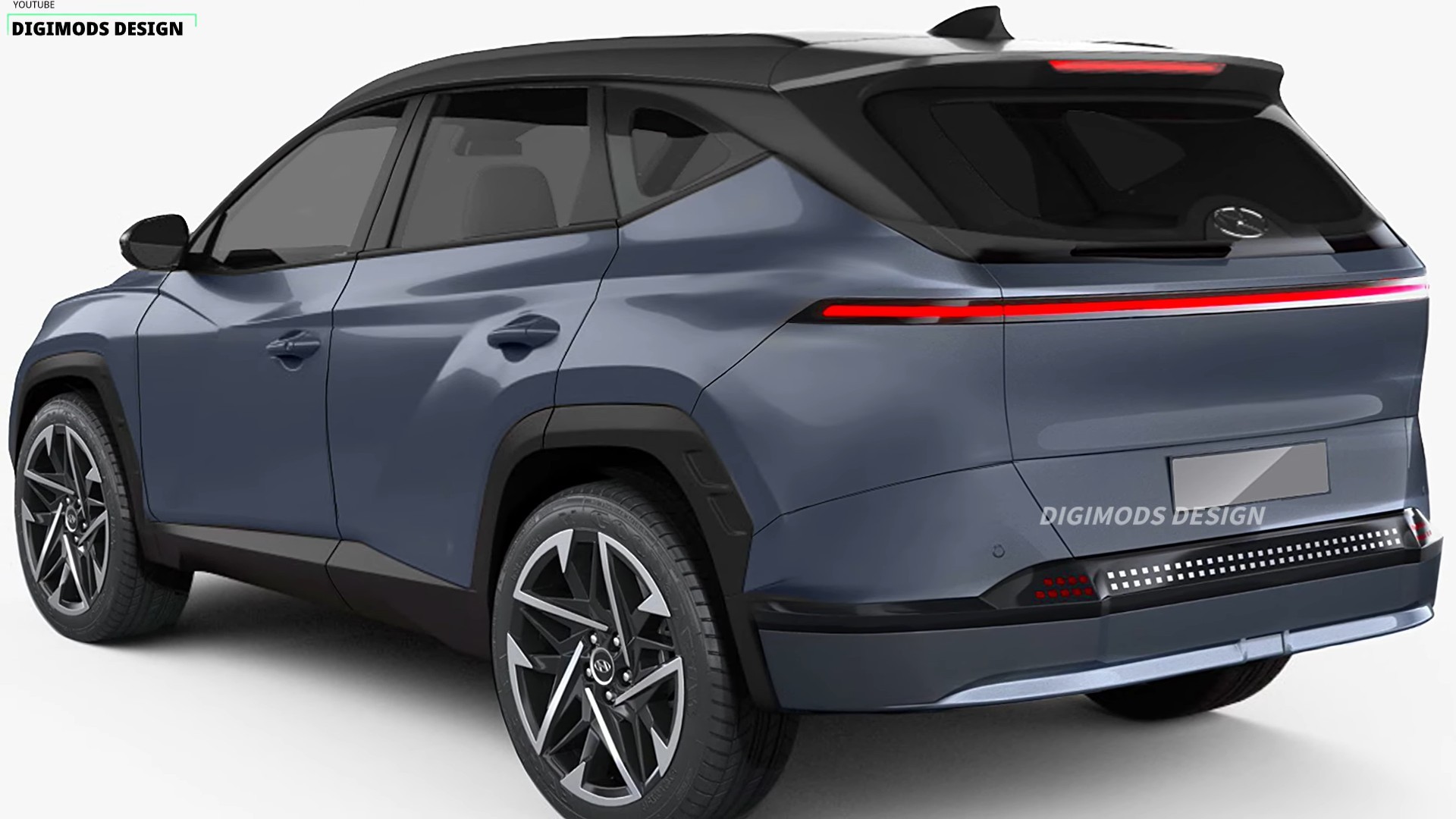 2024 Hyundai Tucson NLine Virtually Follows LED Bar Trails of the
