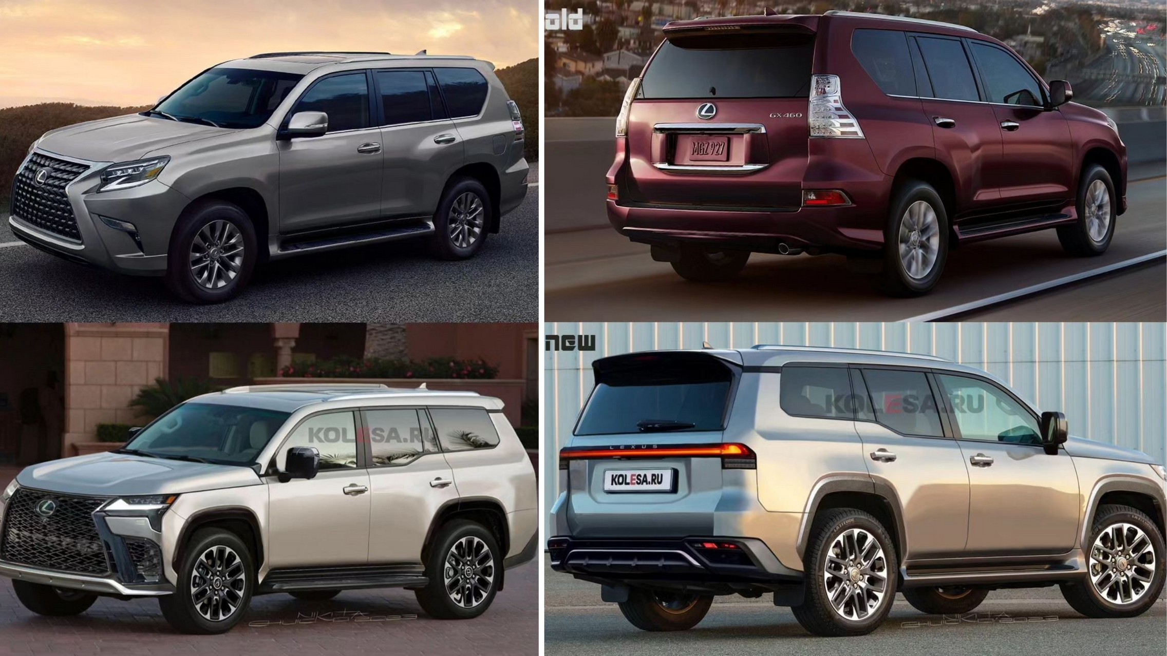 2024 Lexus GX Renderings Show Everything, and They're Probably Spot On