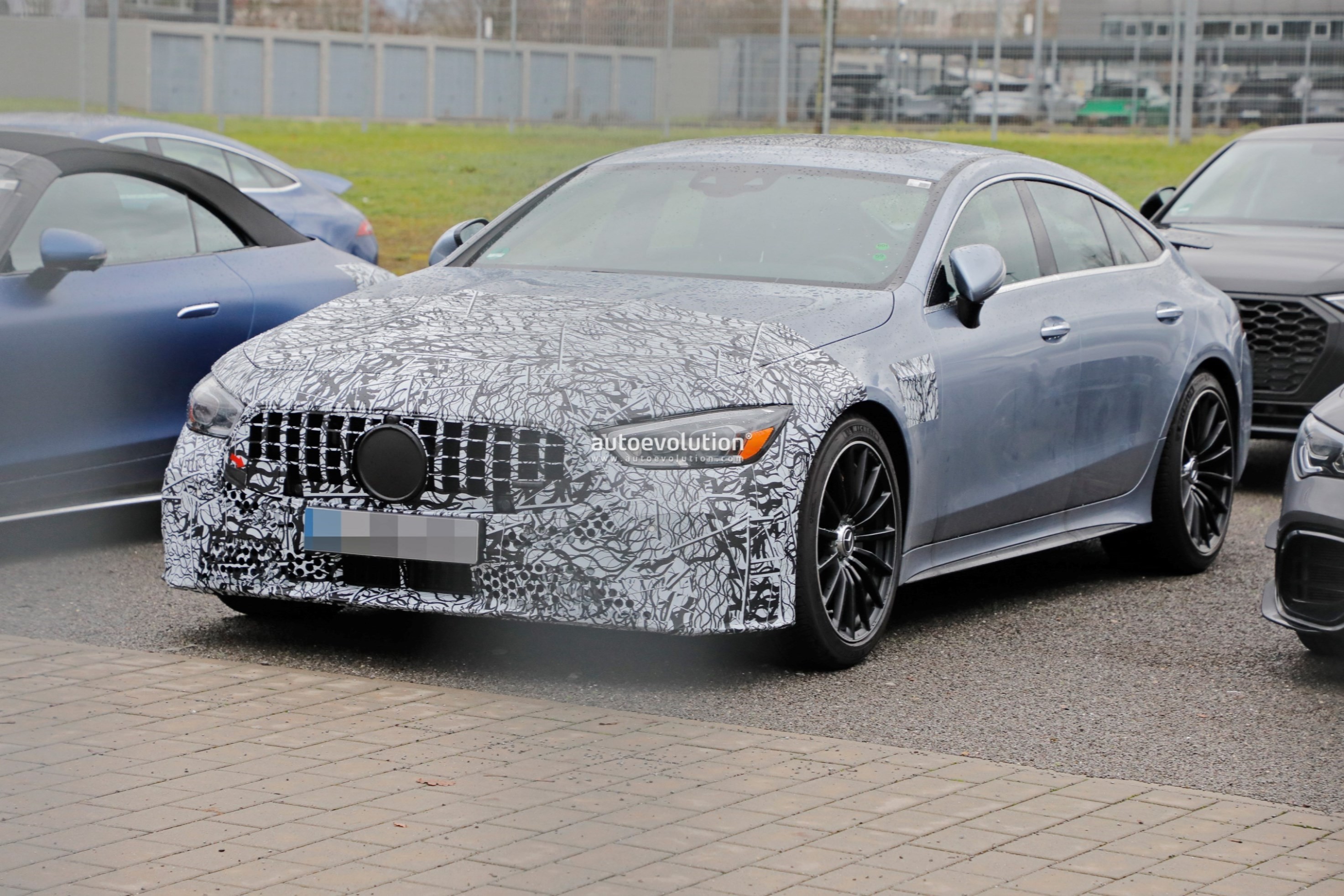 2024 MercedesAMG GT 4Door Coupe Spied With Revised Front End