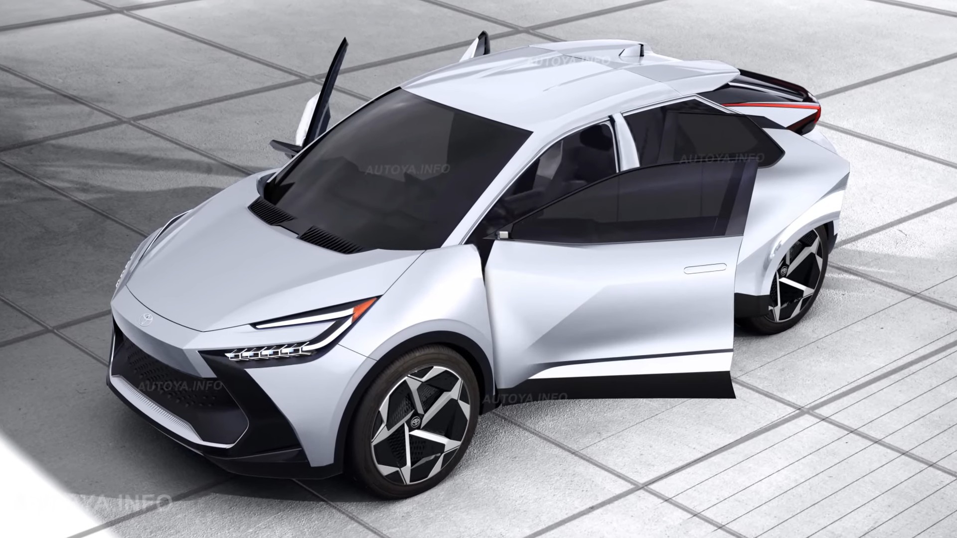 2024 Toyota CHR Informally Revealed in CGI, Takes Cues From Prologue