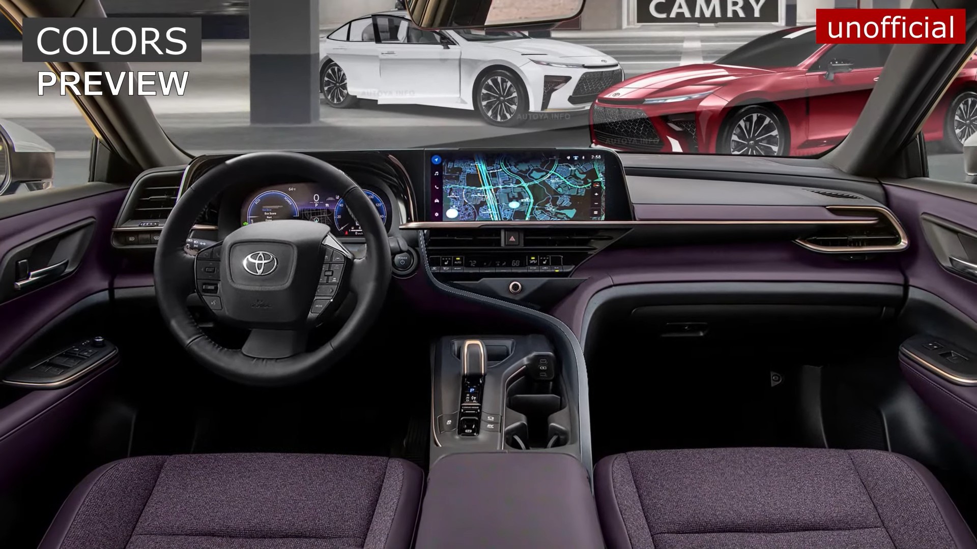 2024 Toyota Camry Ix Unofficially Presents The Colorful And Tech Savvy Interior 14 