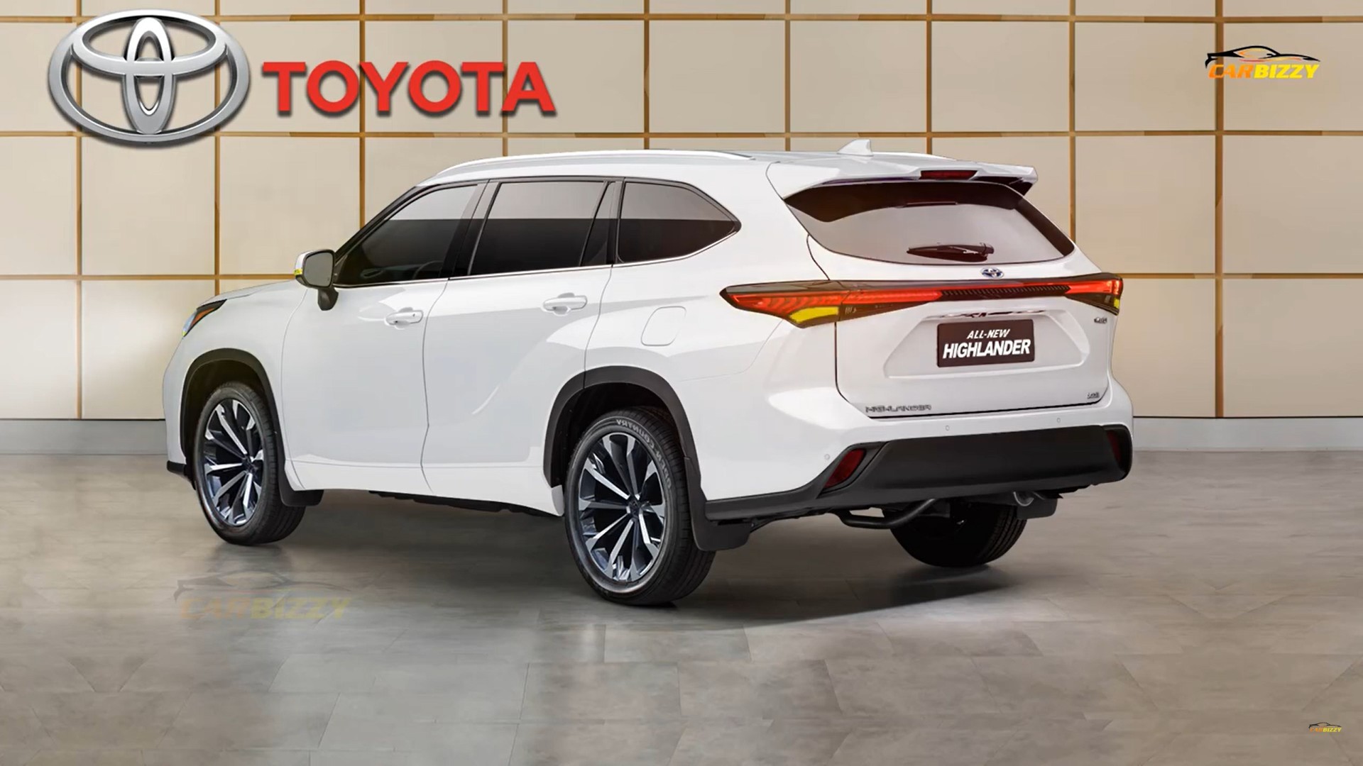 2024 Toyota Highlander Redesign Depicts All the Colorful yet Digital