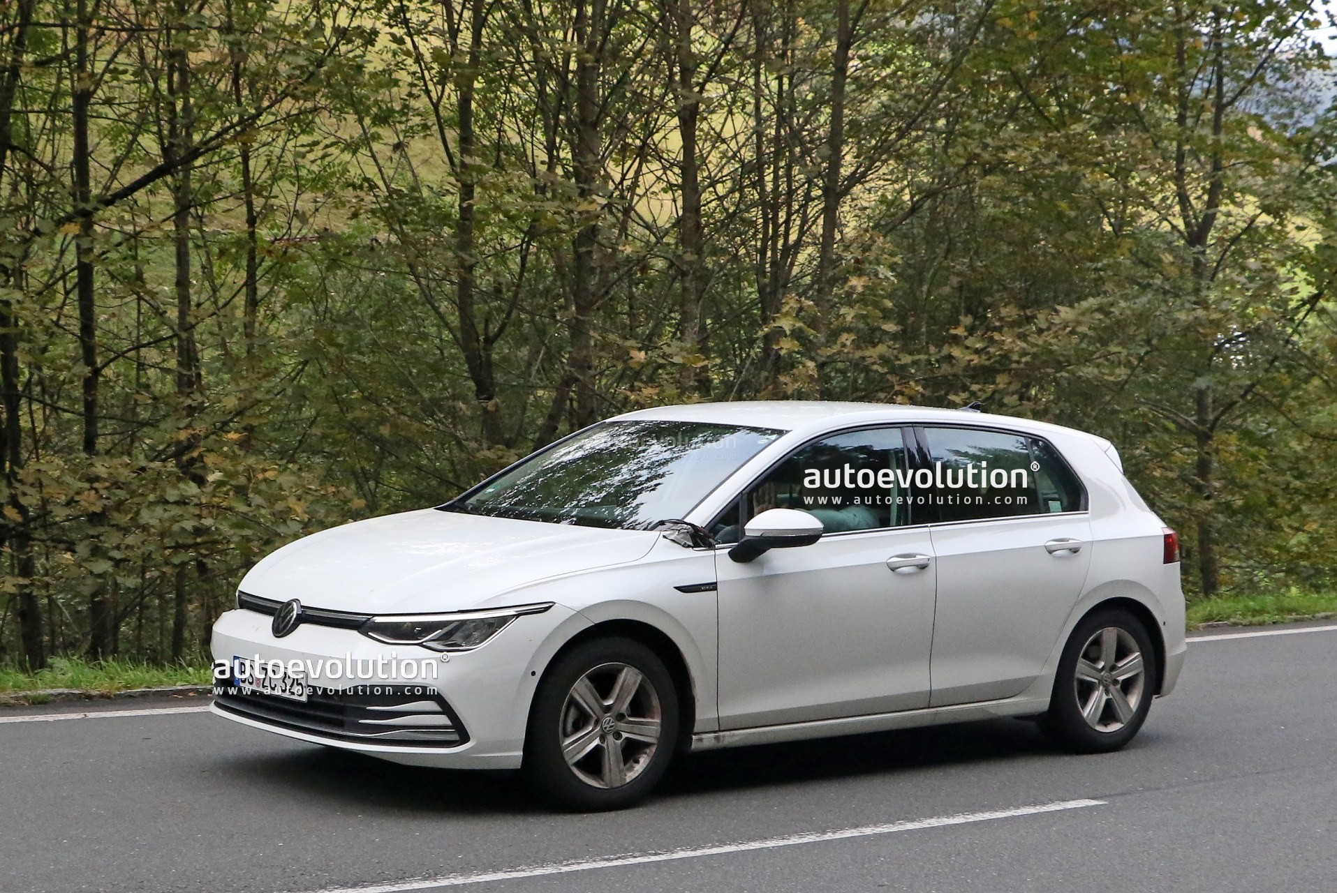 2024 Volkswagen Golf 8 Facelift Spied For The First Time Has A Massive Screen 7 