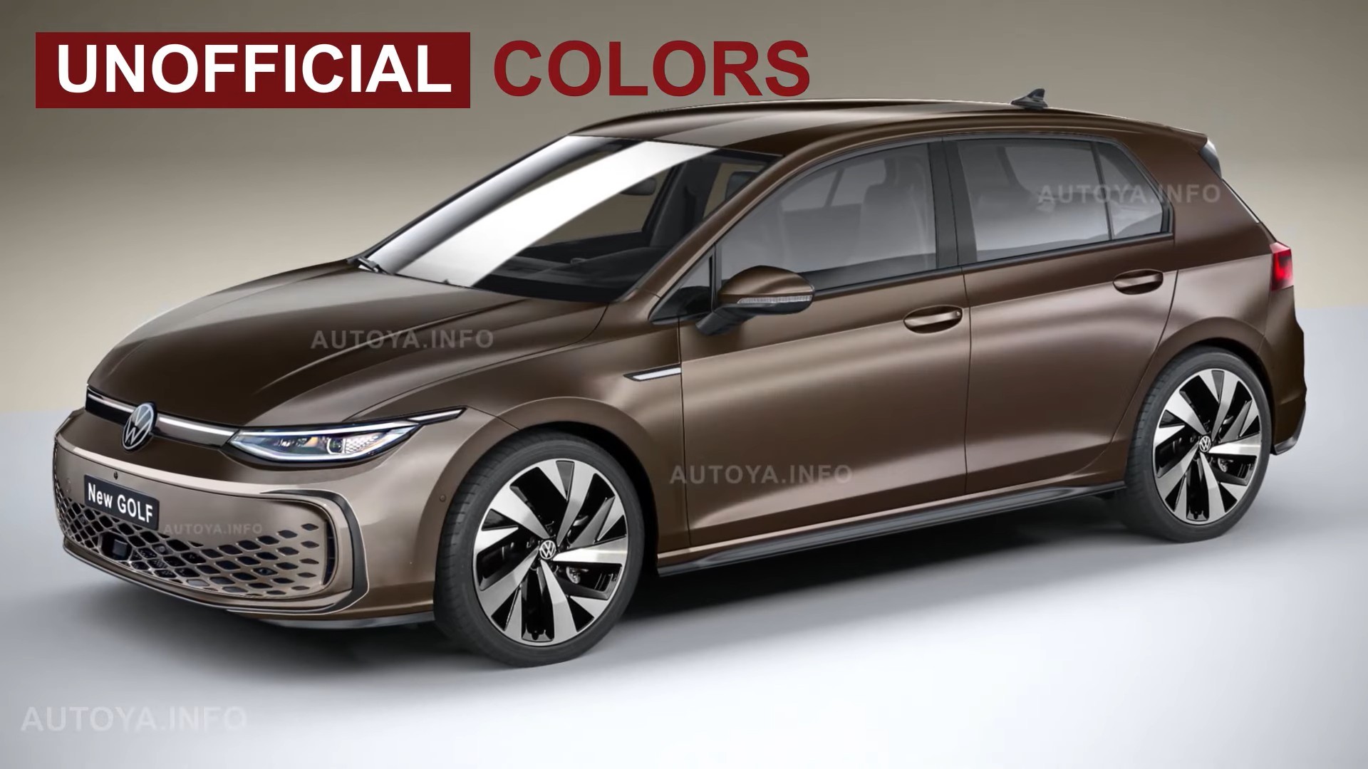 2024 VW Golf 8 Informally Presents the Colorfully Refreshed