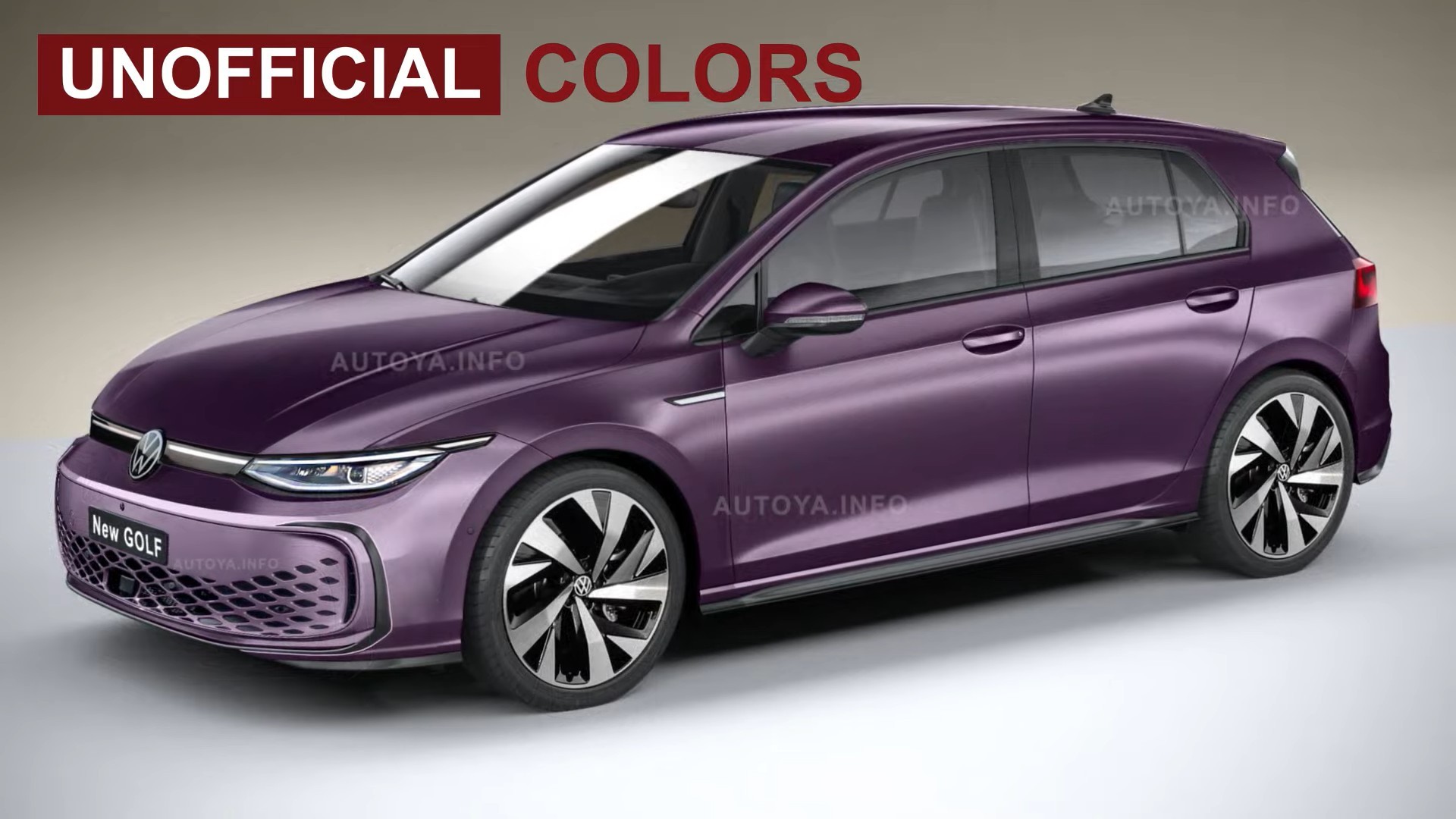 2024 VW Golf 8 Informally Presents the Colorfully Refreshed Goodies
