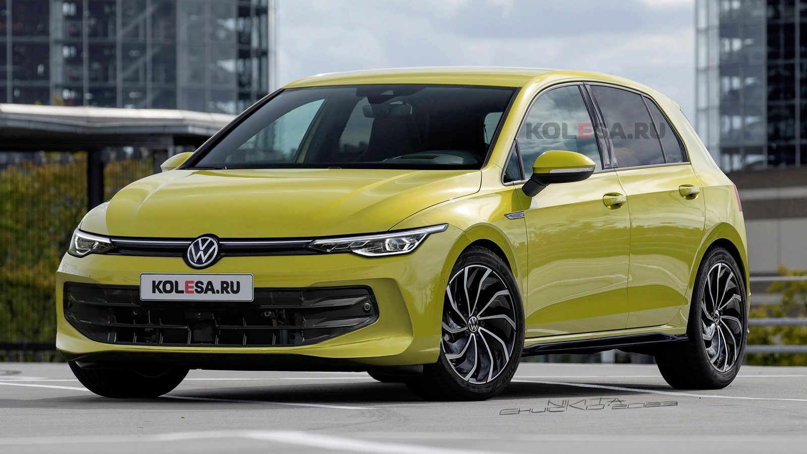 2024 Vw Golf Facelift Surfaces Early In Unofficial Images 2 