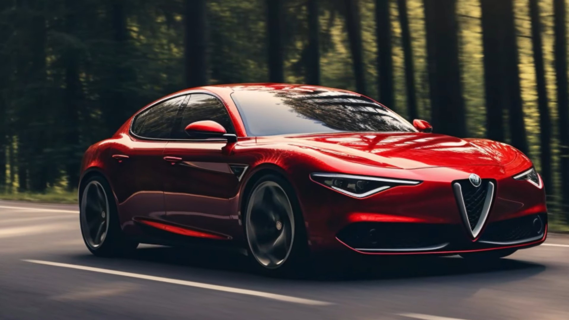 2025 Alfa Romeo Giulia Quadrifoglio EV Is Unleashed Across Imagination Land  to Hunt Plaids - autoevolution