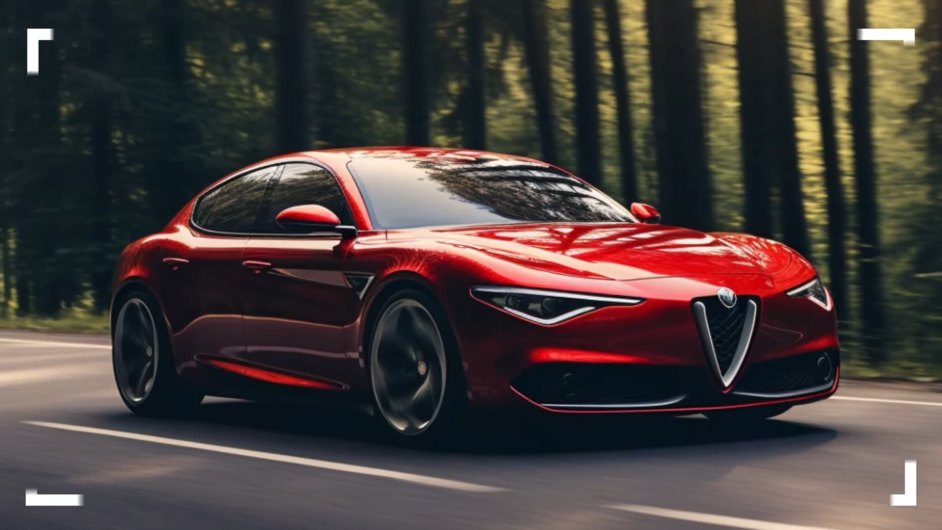 2025 Alfa Romeo Giulia Quadrifoglio EV Is Unleashed Across Imagination