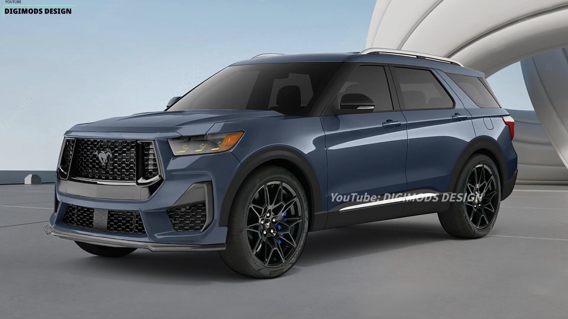 2025 Ford Explorer 'GT' Has a Virtual Craving for S650 Mustang and
