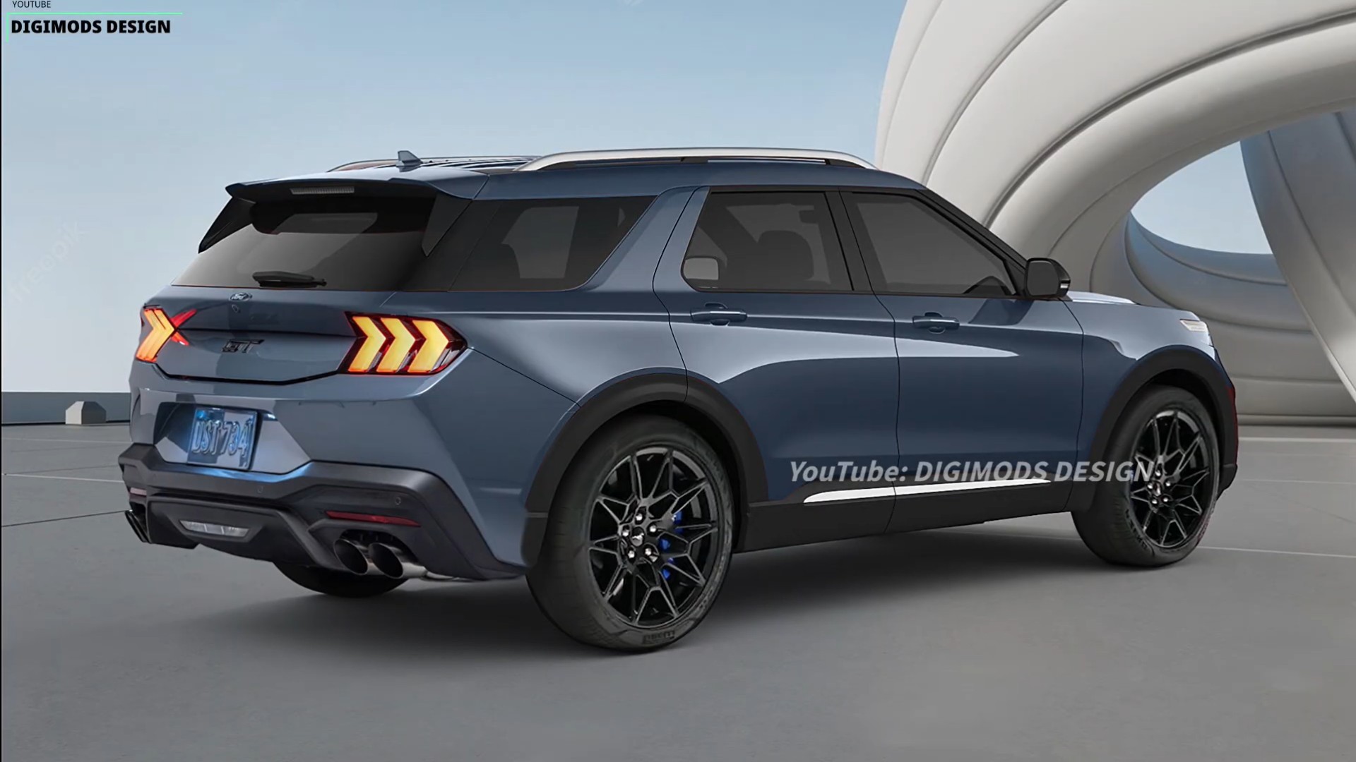 2025 Ford Explorer 'GT' Has a Virtual Craving for S650 Mustang and