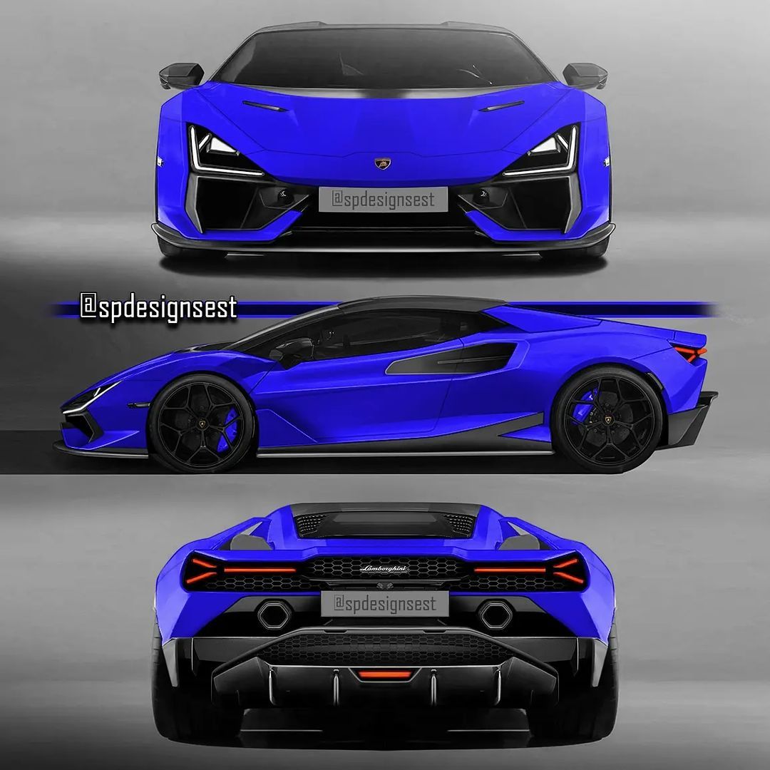 New Lamborghini Huracan replacement: design rendered by carwow