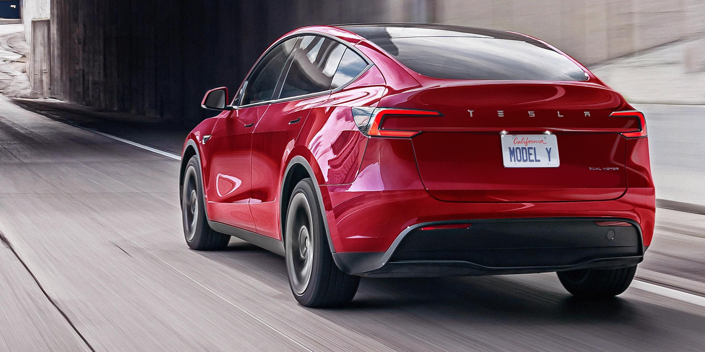 2025 Tesla Model Y Rendered Based On The Facelifted Model 3
