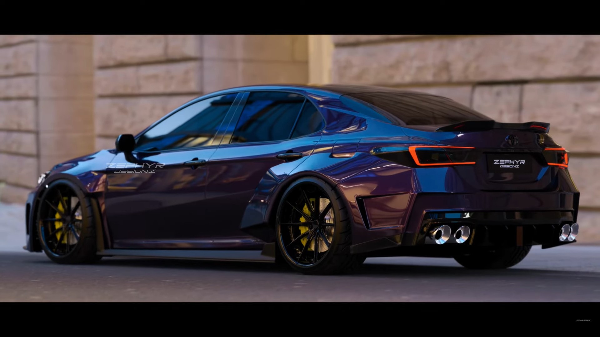 2025 Toyota Camry Goes to 'Barbieland,' Comes Out a Slammed Widebody Pink  Hybrid - autoevolution