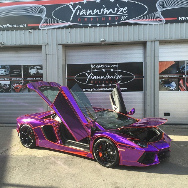 21-Year-Old YouTuber's Lamborghini Aventador Gets TRON ...