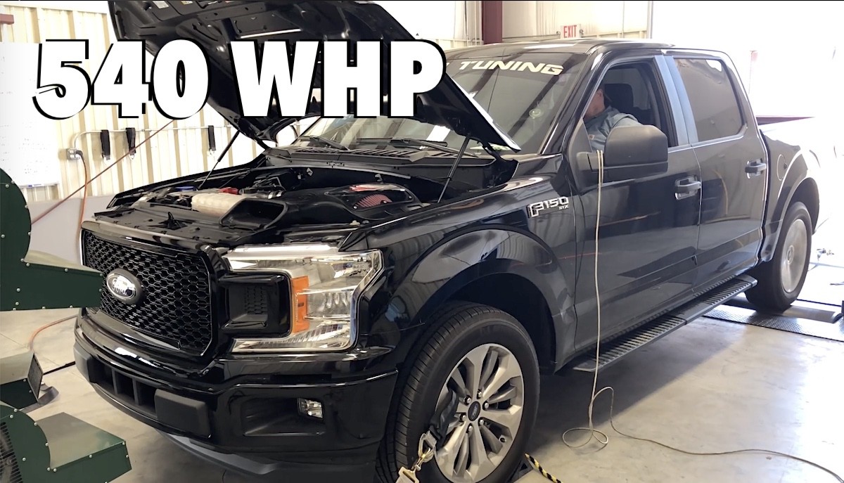 2.7liter EcoBoost V6 Ford F150 Tuned To 540 RWHP, Shows Off At the