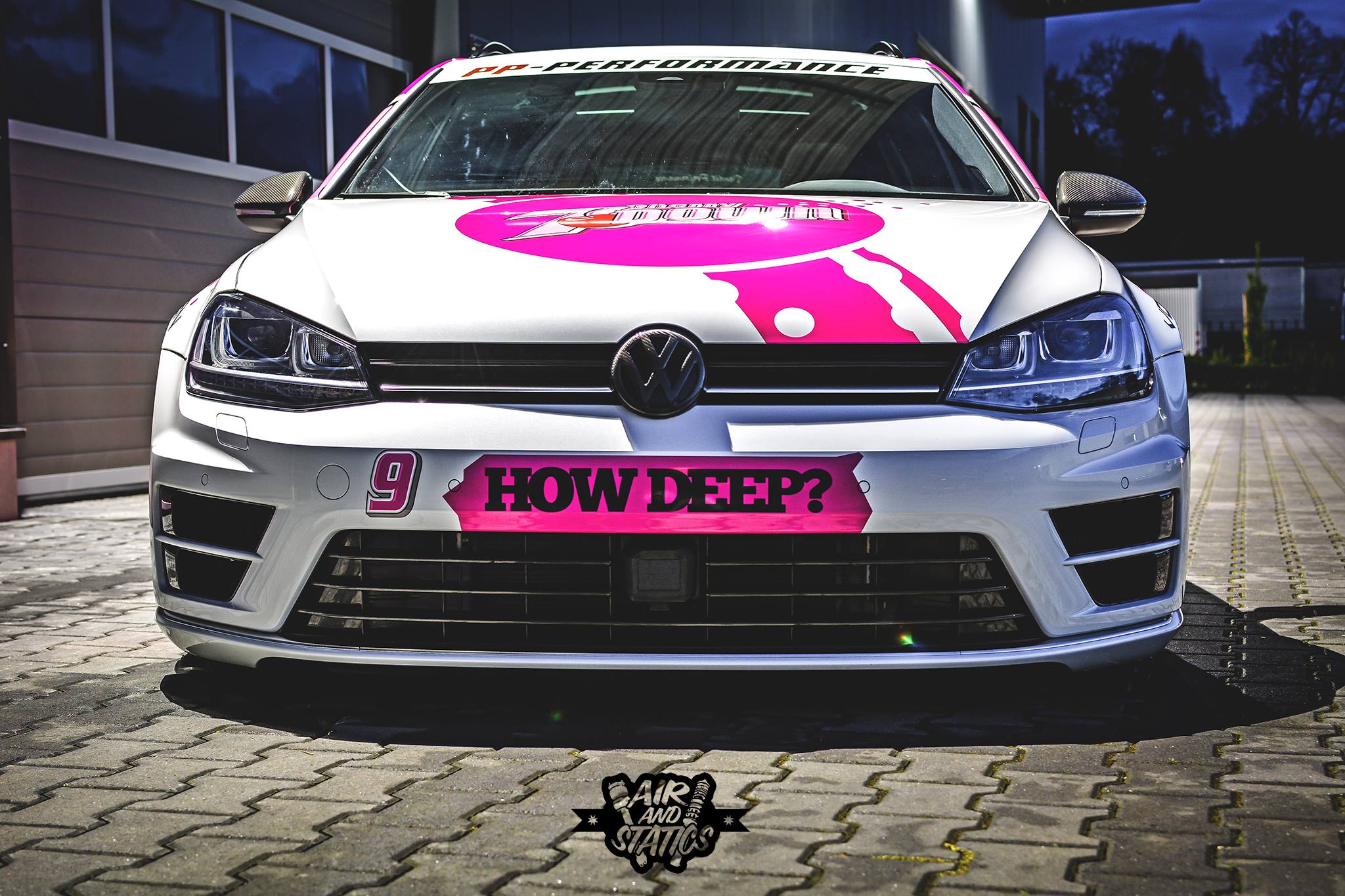 7Down 2.0 Is a Lowered Golf R Variant in Pink - autoevolution