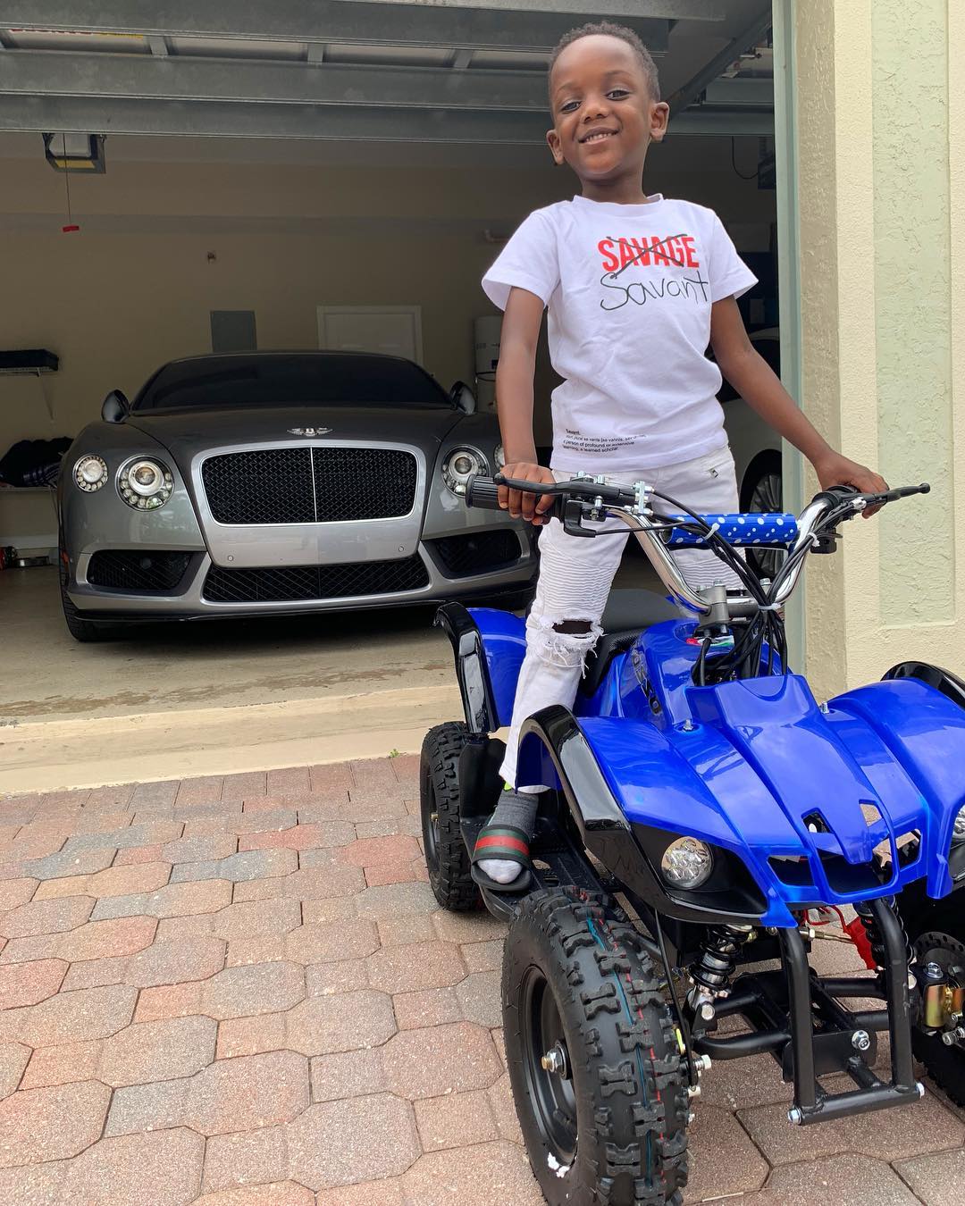 9YearOld Rapper Super Siah Boasts Impressive Car Collection, Is