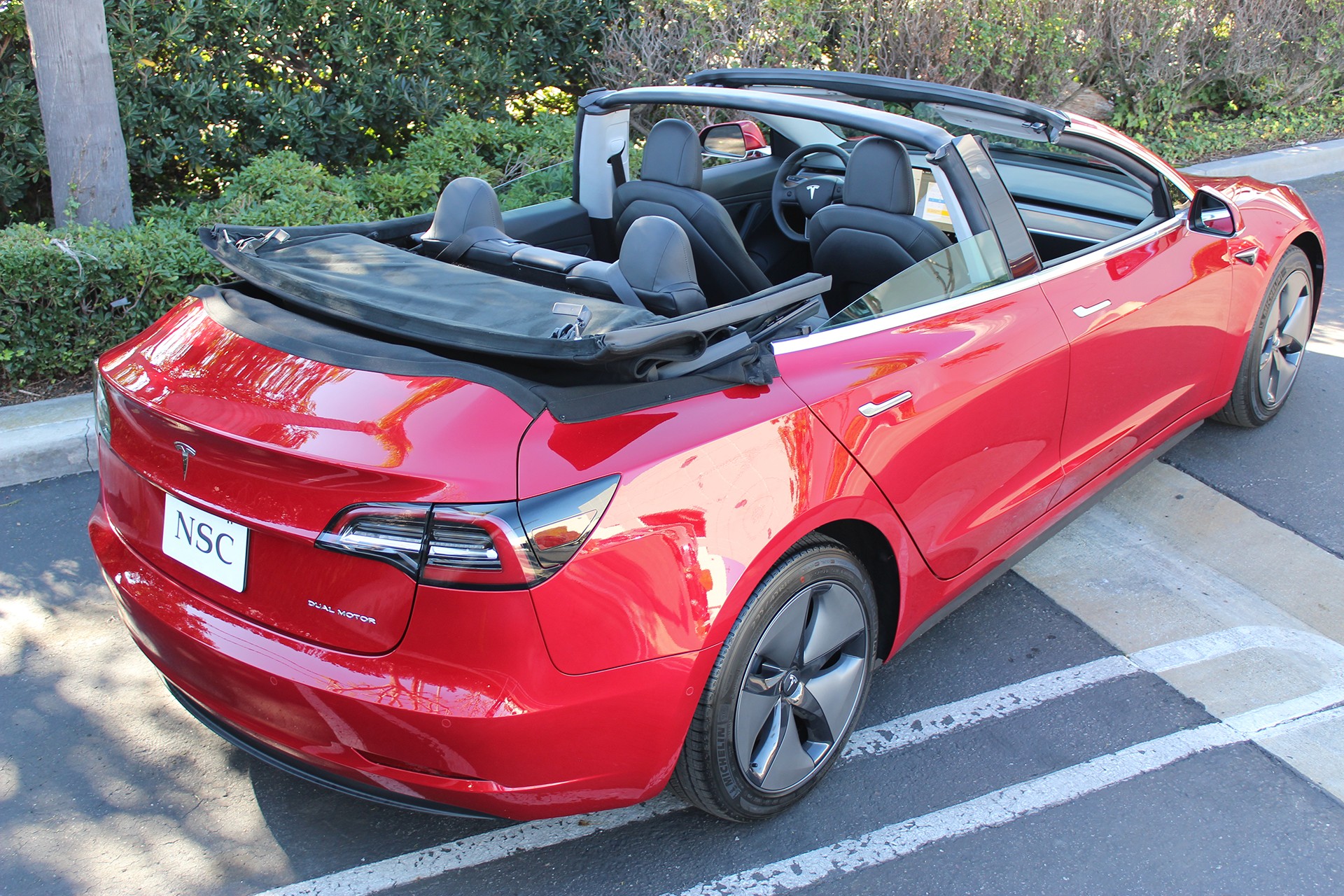 A Convertible Tesla Model 3 Exists So You Can Fully Enjoy Electric