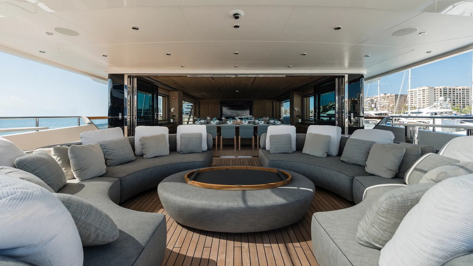 acala yacht interior
