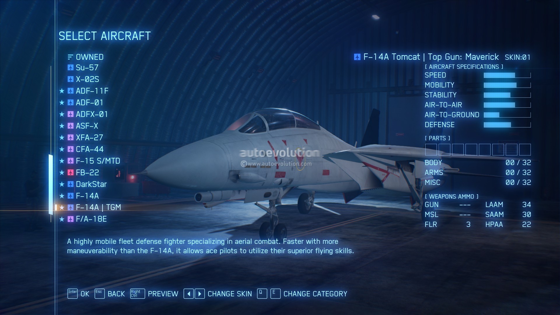 ADF-11F Ace Combat 3 Pack Mod - Ace Combat 7: Skies