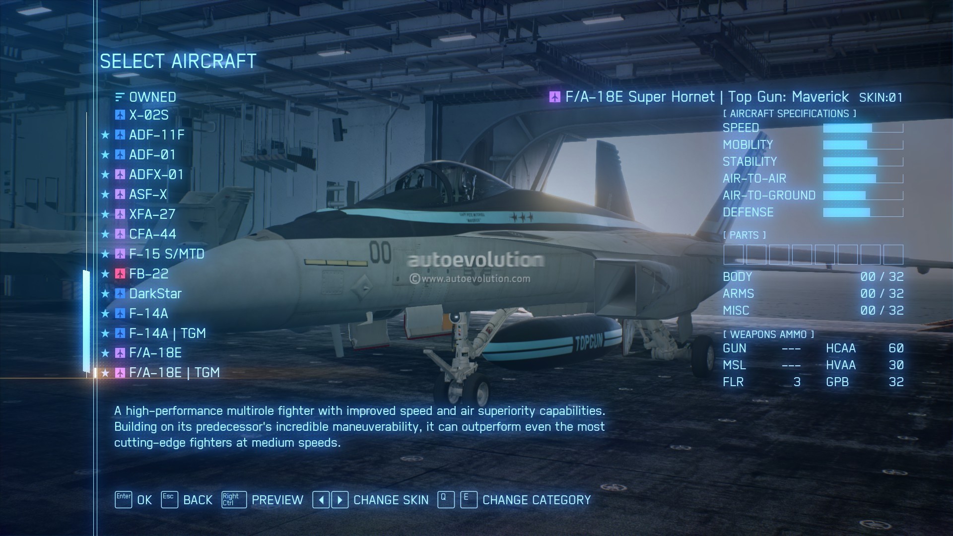 Ace Combat 7 Top Gun Maverick DLC Showcase Review 