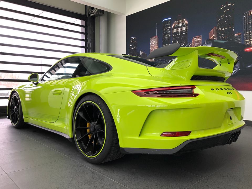 Acid Green 2018 Porsche 911 GT3 Looks The Part in Texas - autoevolution