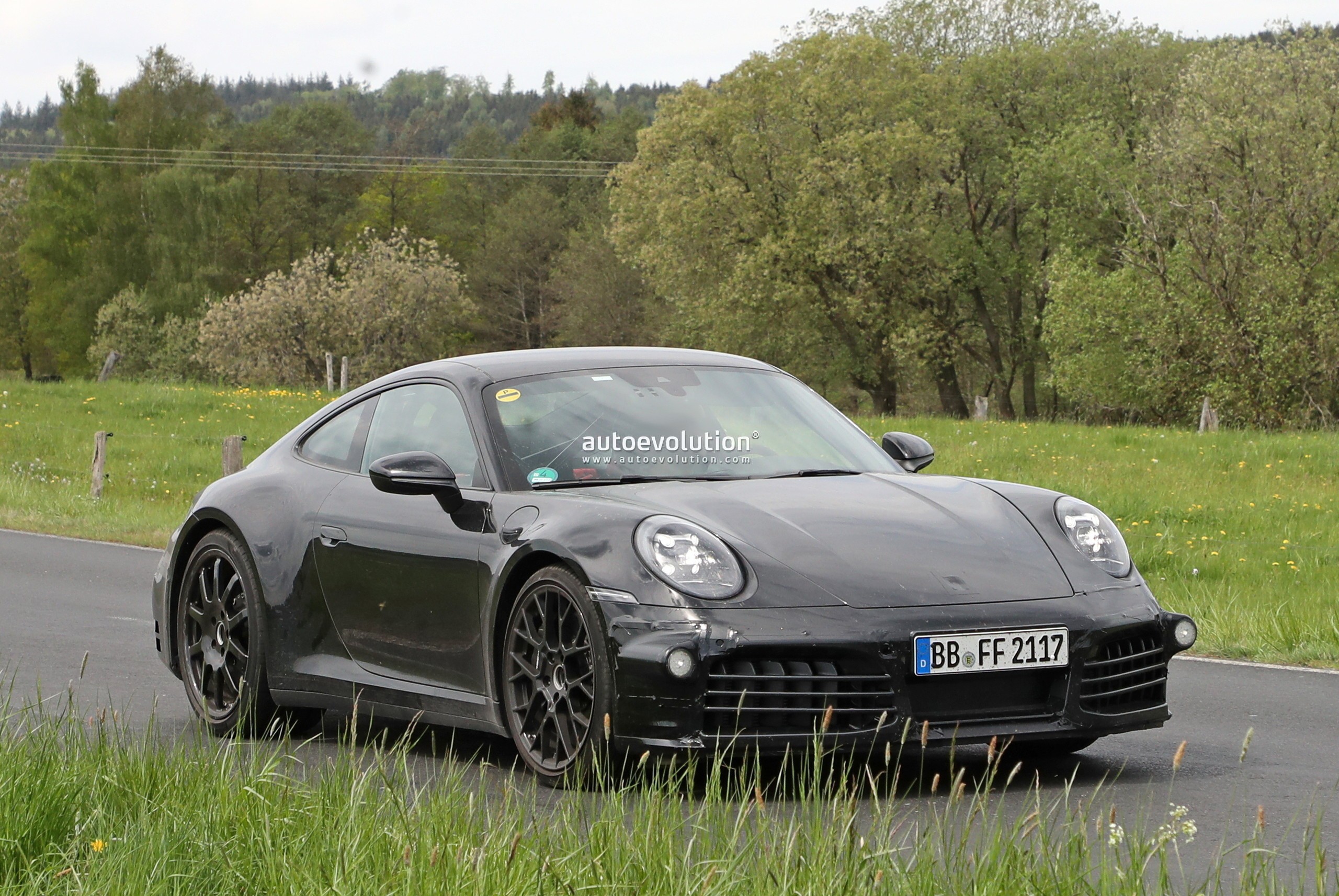 Aint No Check Engine Light Going To Stop The 2024 Porsche 911 Facelift From Testing 8 