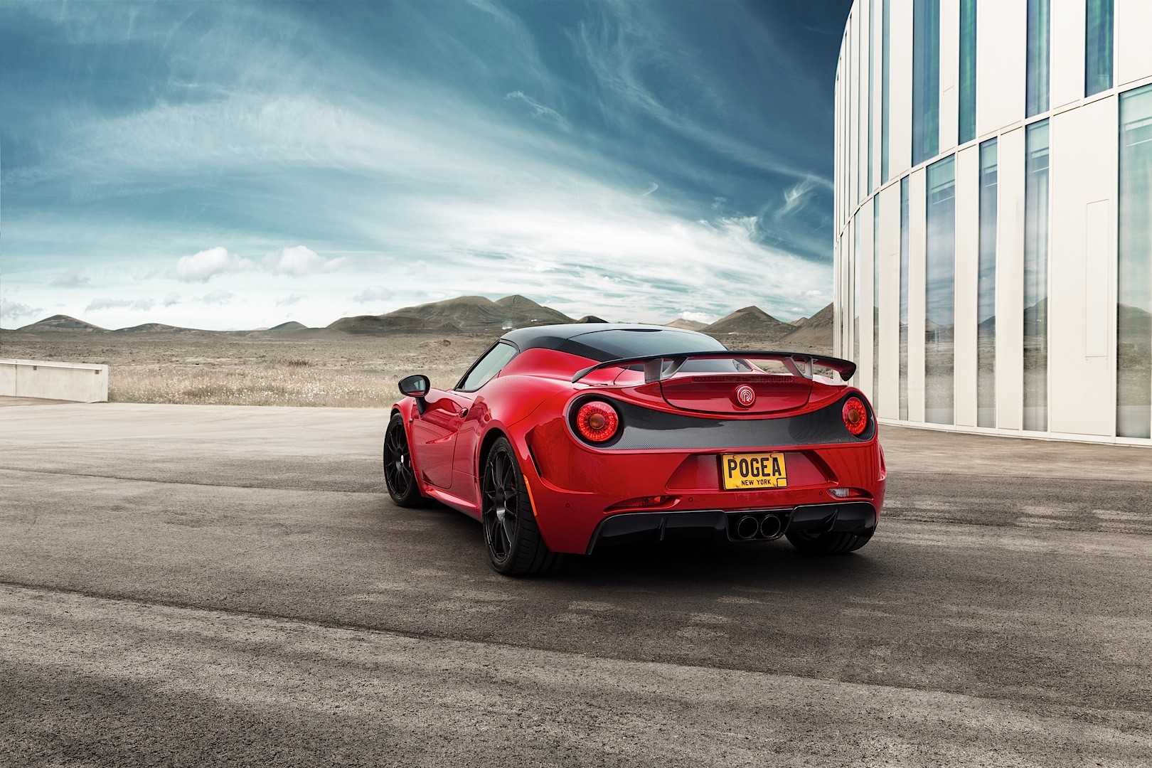 Alfa Romeo 4C by Pogea Racing Has 313 HP and a Carbon Wing - autoevolution