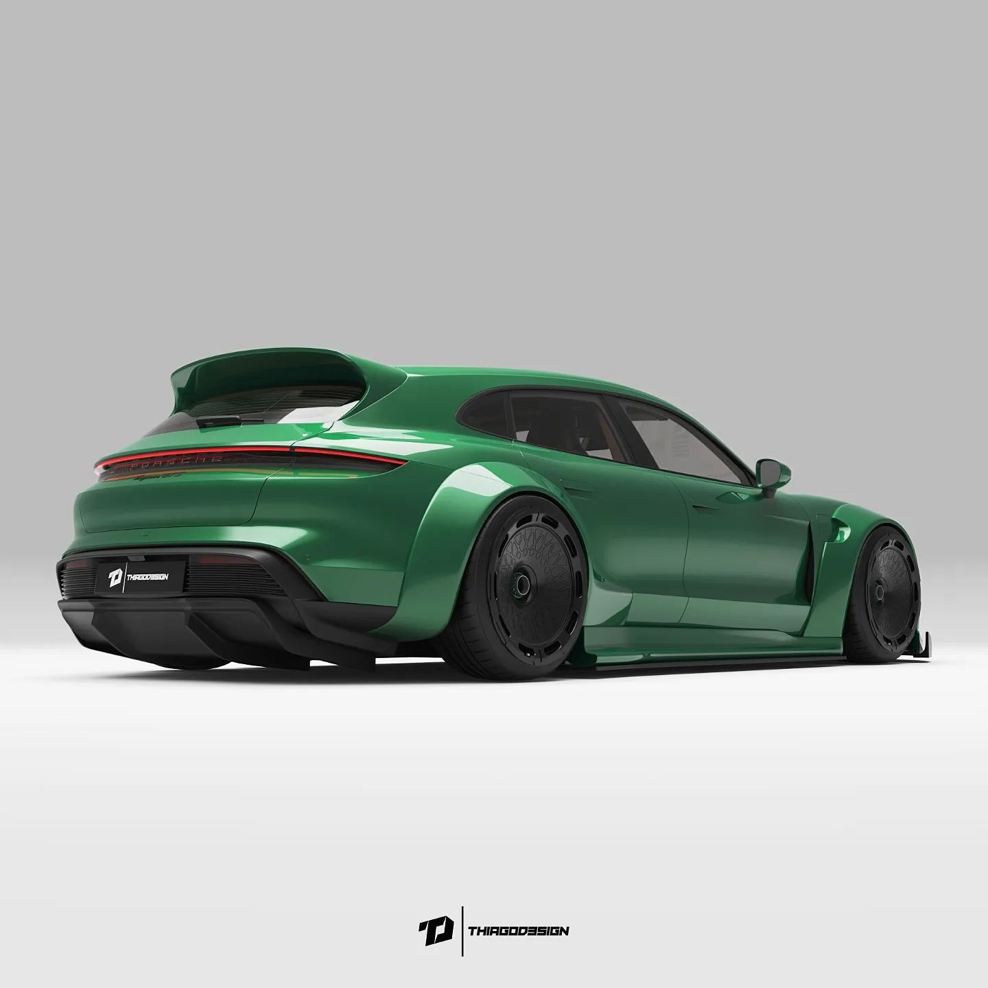 All It Takes for the Taycan To Look More Like a Porsche Is a Wacky Widebody  Kit - autoevolution