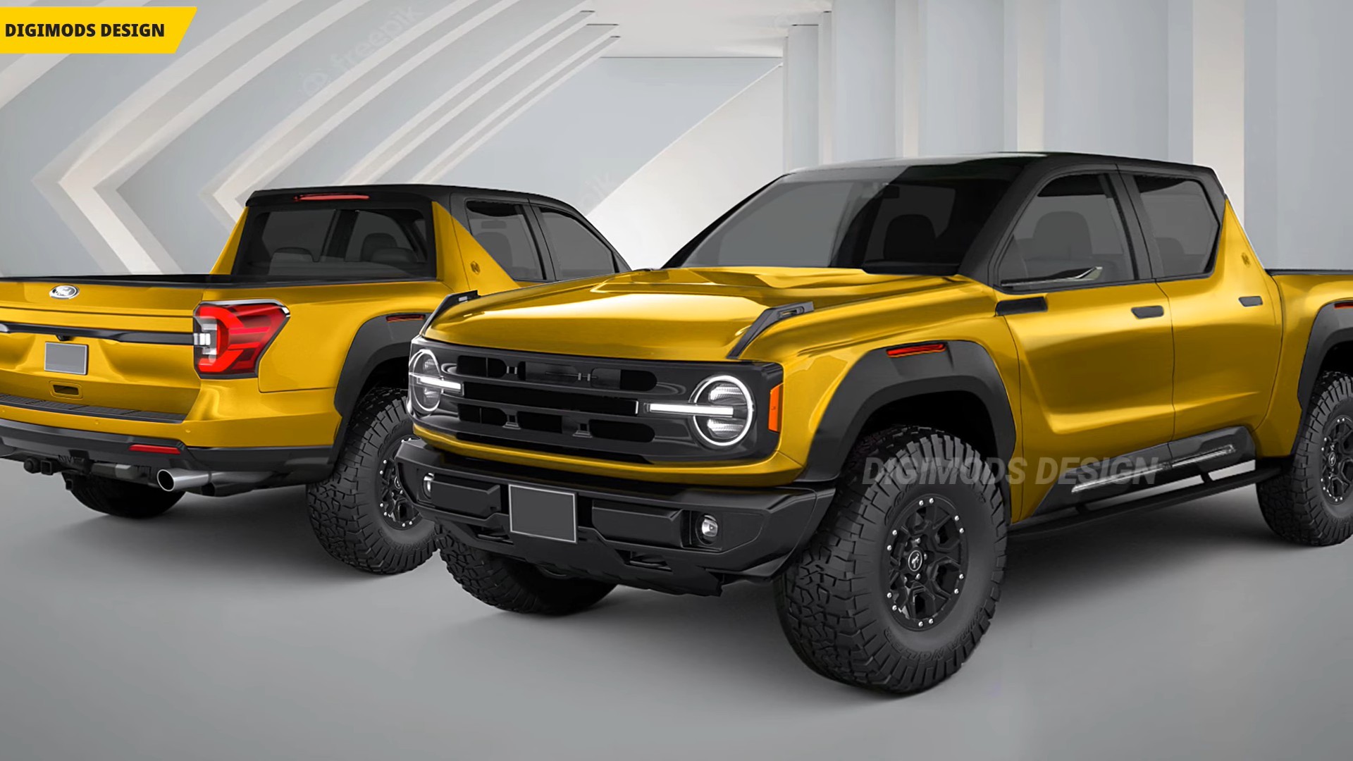 All New 2024 Ford Pickup Truck Looks Like A Virtual Bronco Rival For The Tacoma 8 