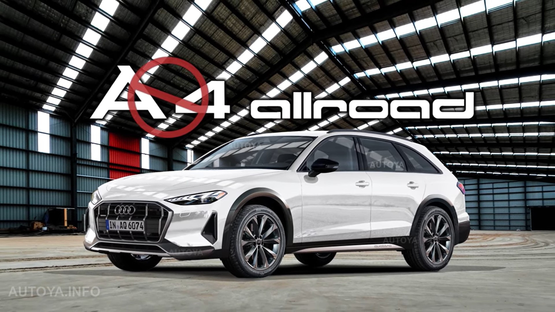 NextGen 2025 Audi A4 or A5 Allroad (B10) Shows Everything, Albeit Only