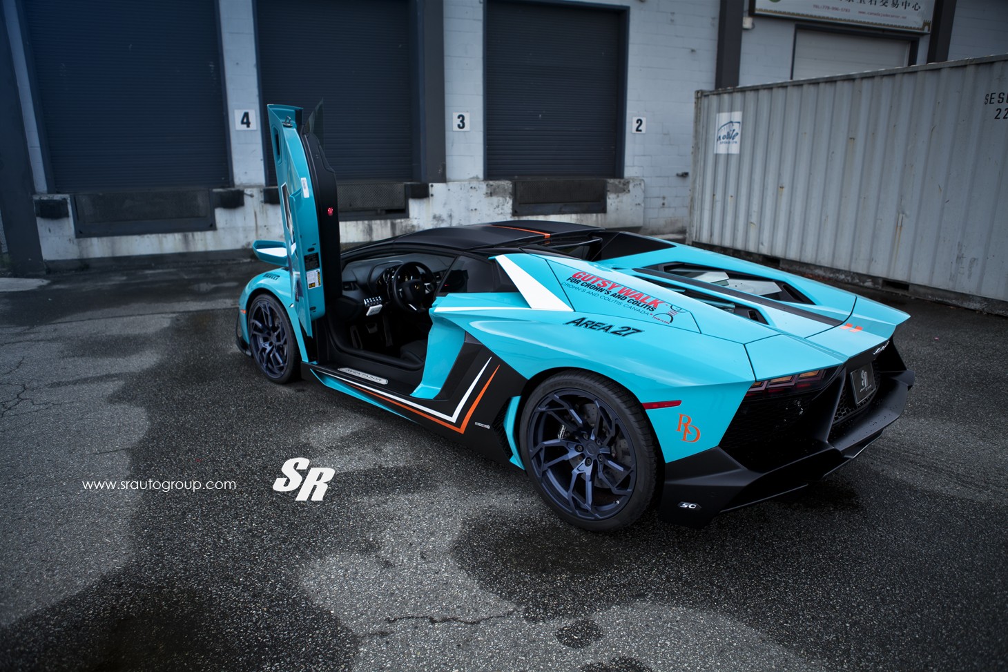 Baby Blue Lamborghini Aventador Gets Pur Wheels Lp720 Body Kit