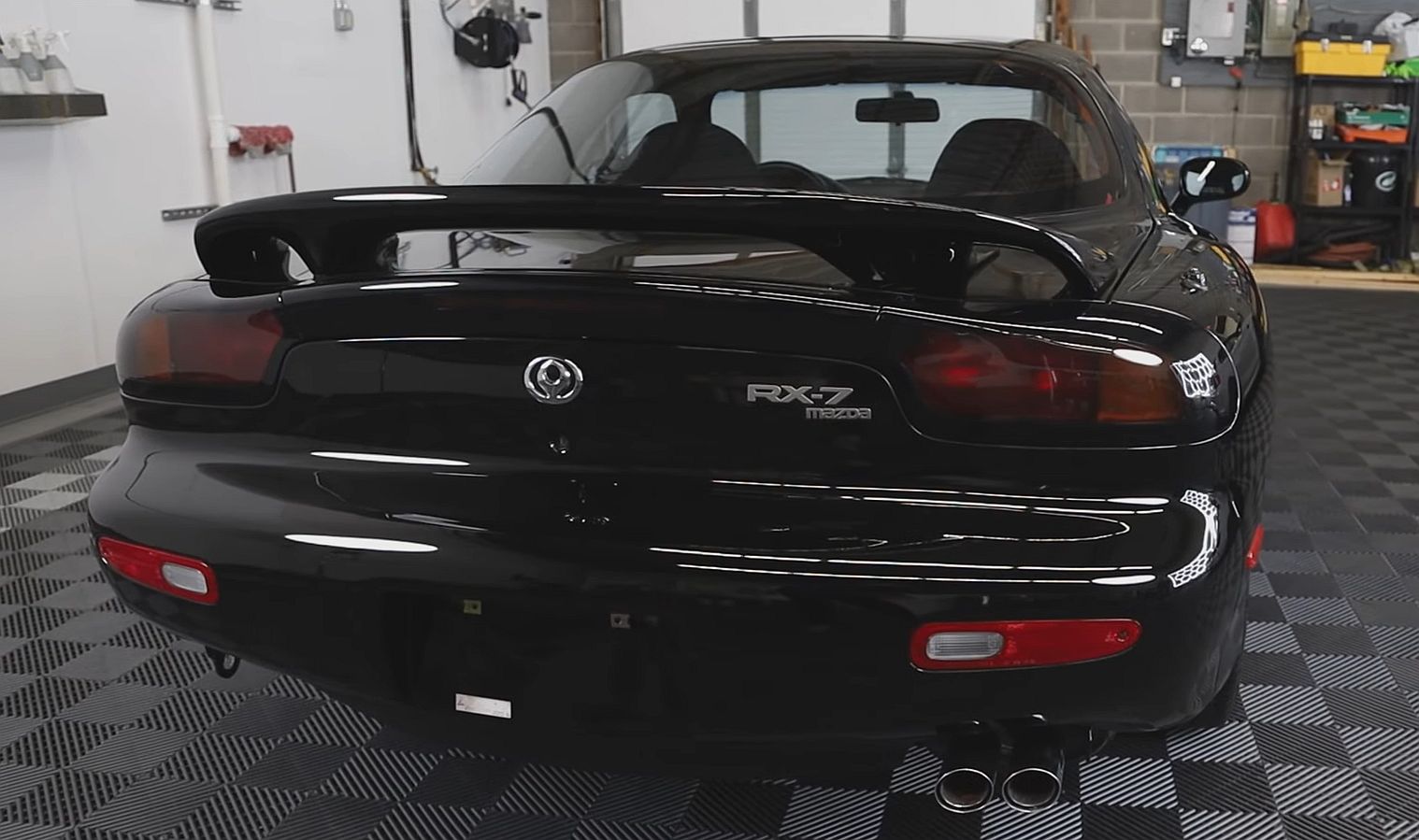 Barn find FD Mazda RX-7 R2 with 8,800 miles washed for the first